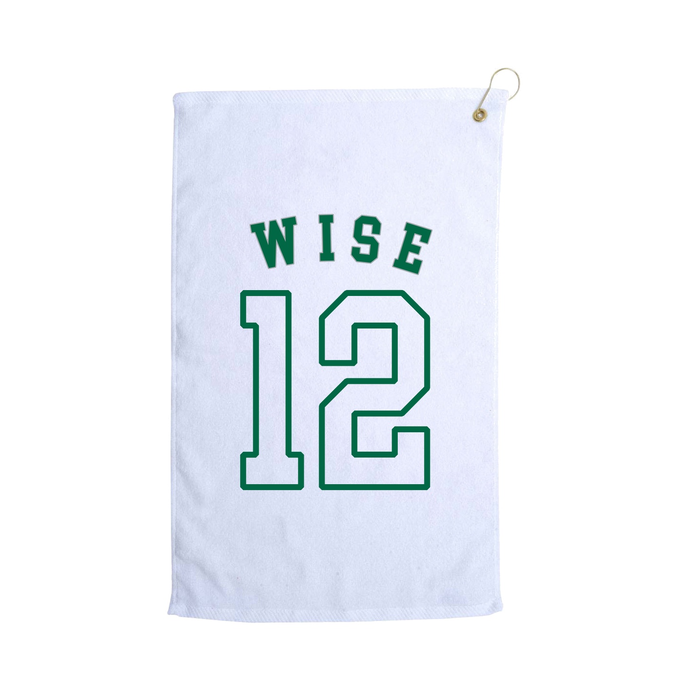 Golf Towel — Shirsey Arch in White