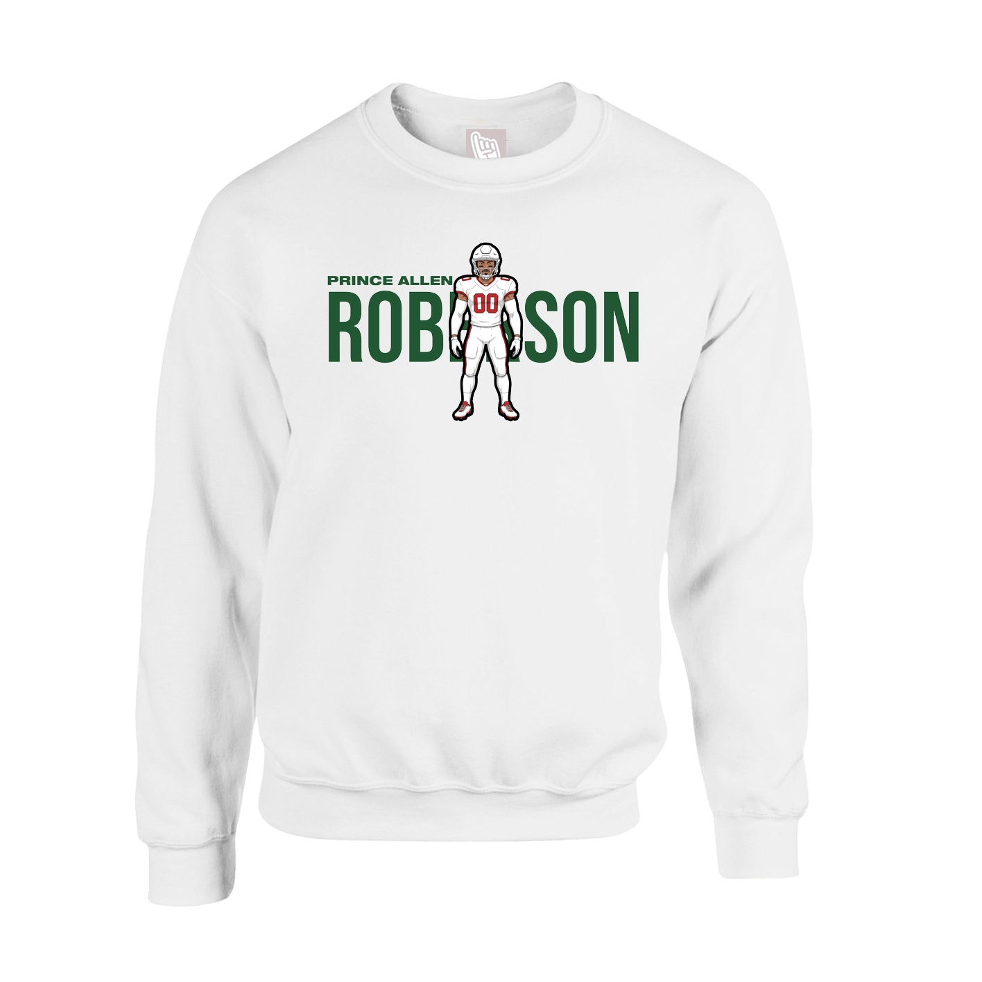 Fleece Crew — Player Name in White