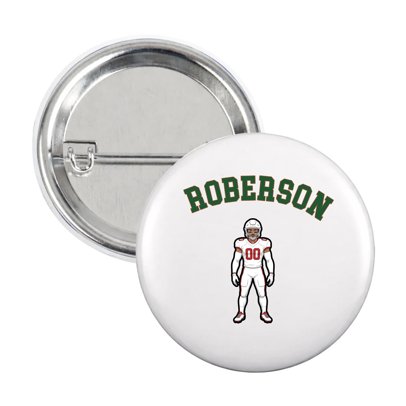 Game Day Button — Shirsey Arch in White