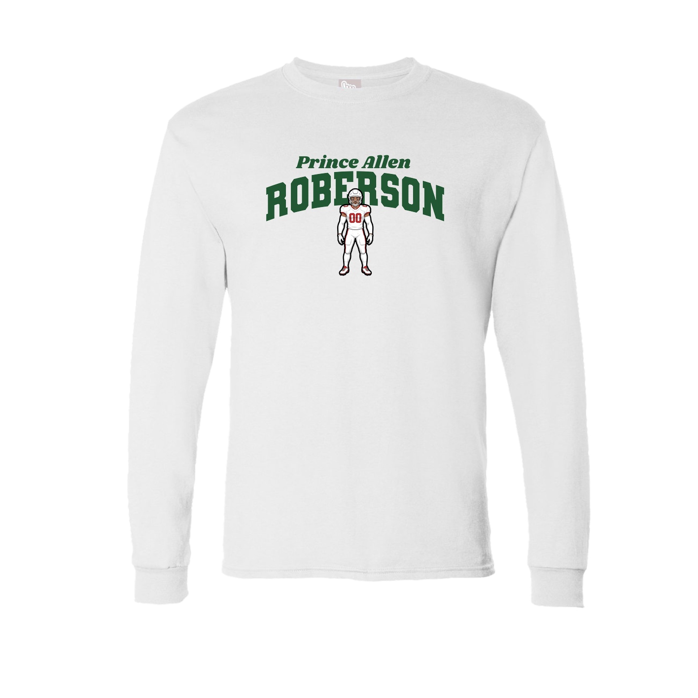Long Sleeve Tee — Signature Arch in White