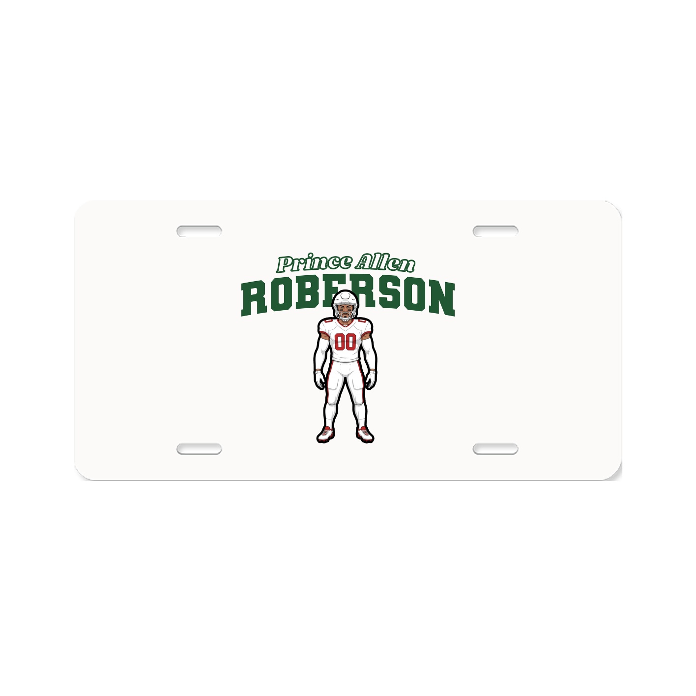 License Plate — Name Arch in Classic