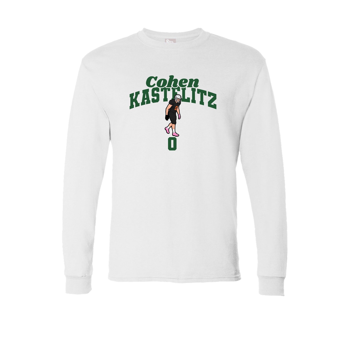 Long Sleeve Tee — Signature Arch in White