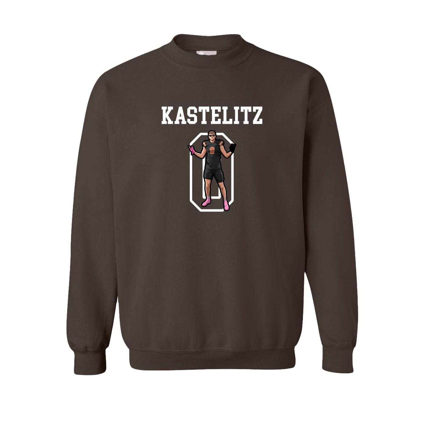 Fleece Crew — Shirsey in Brown