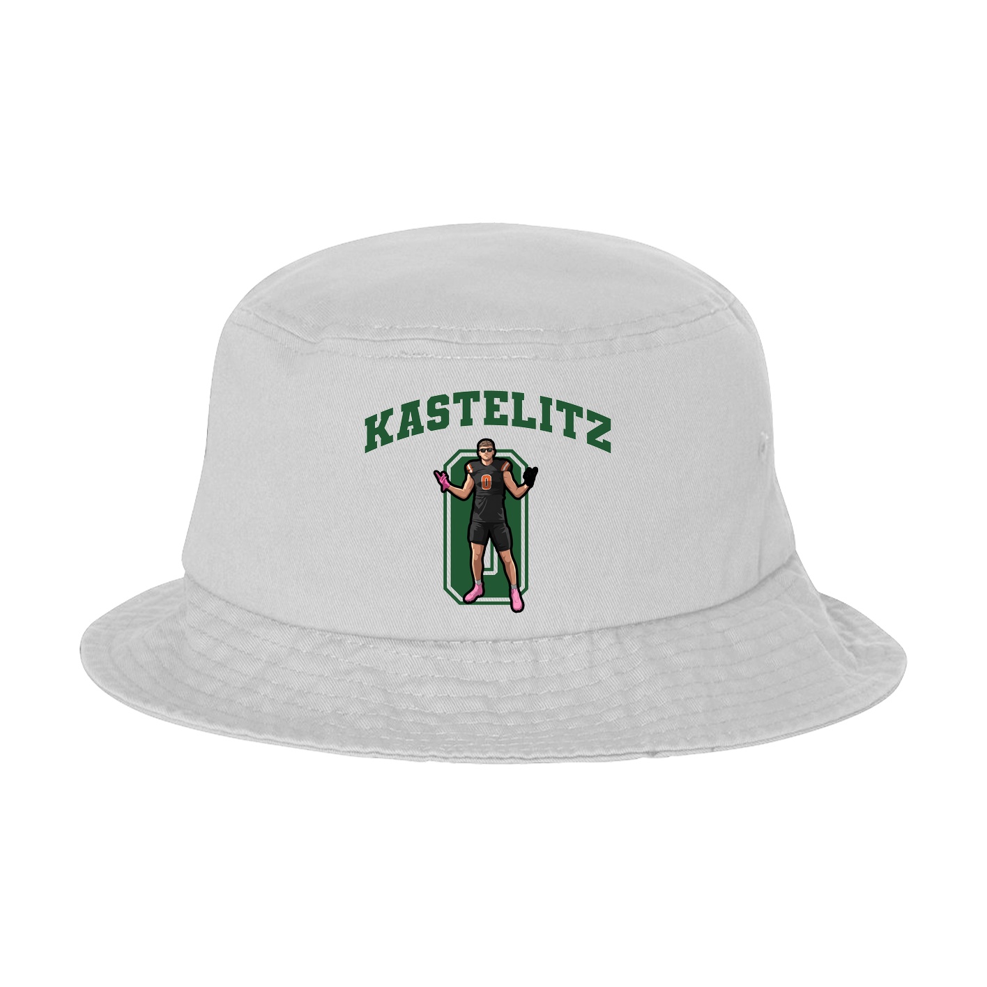 Bucket Cap — Number in White