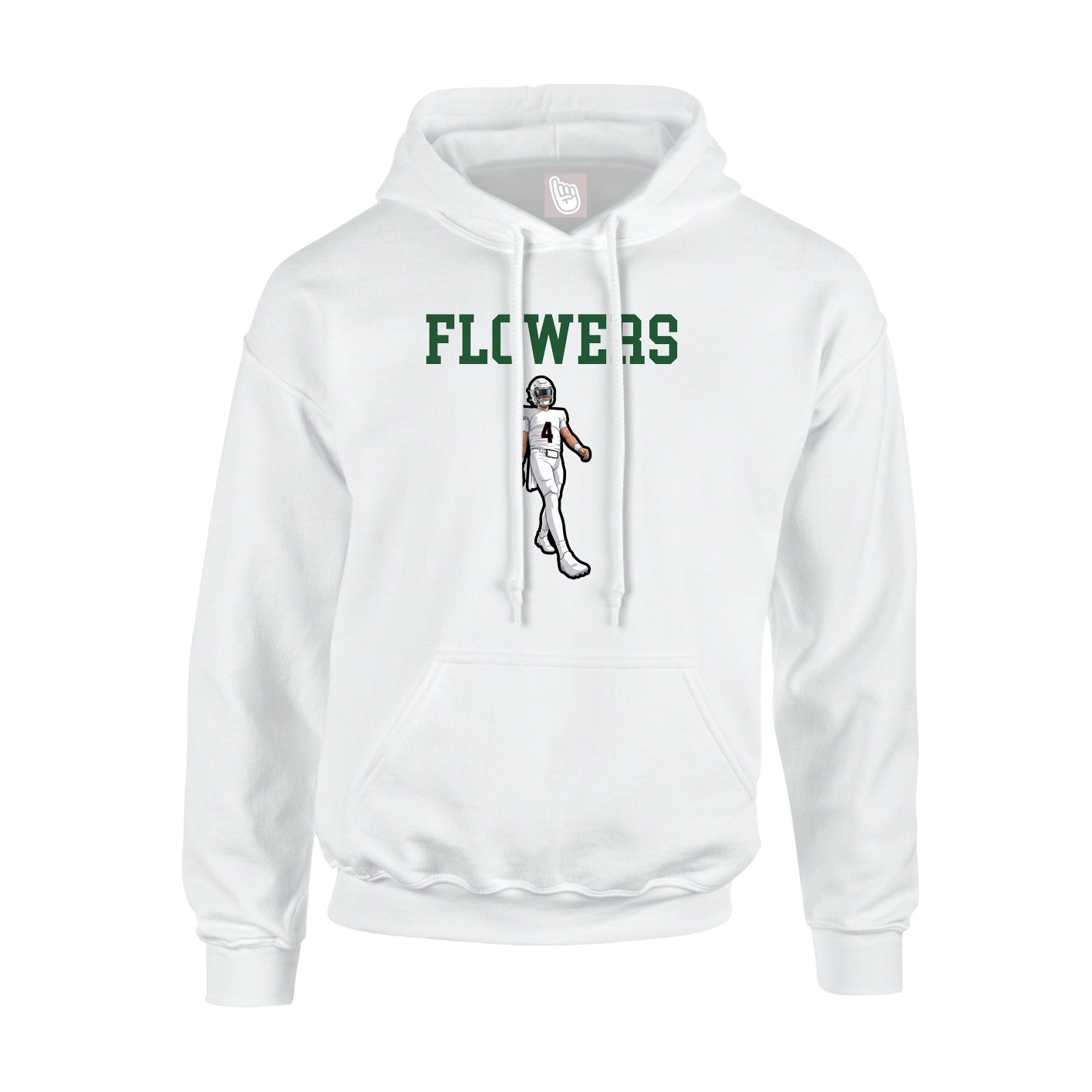Hoodie — Shirsey in White