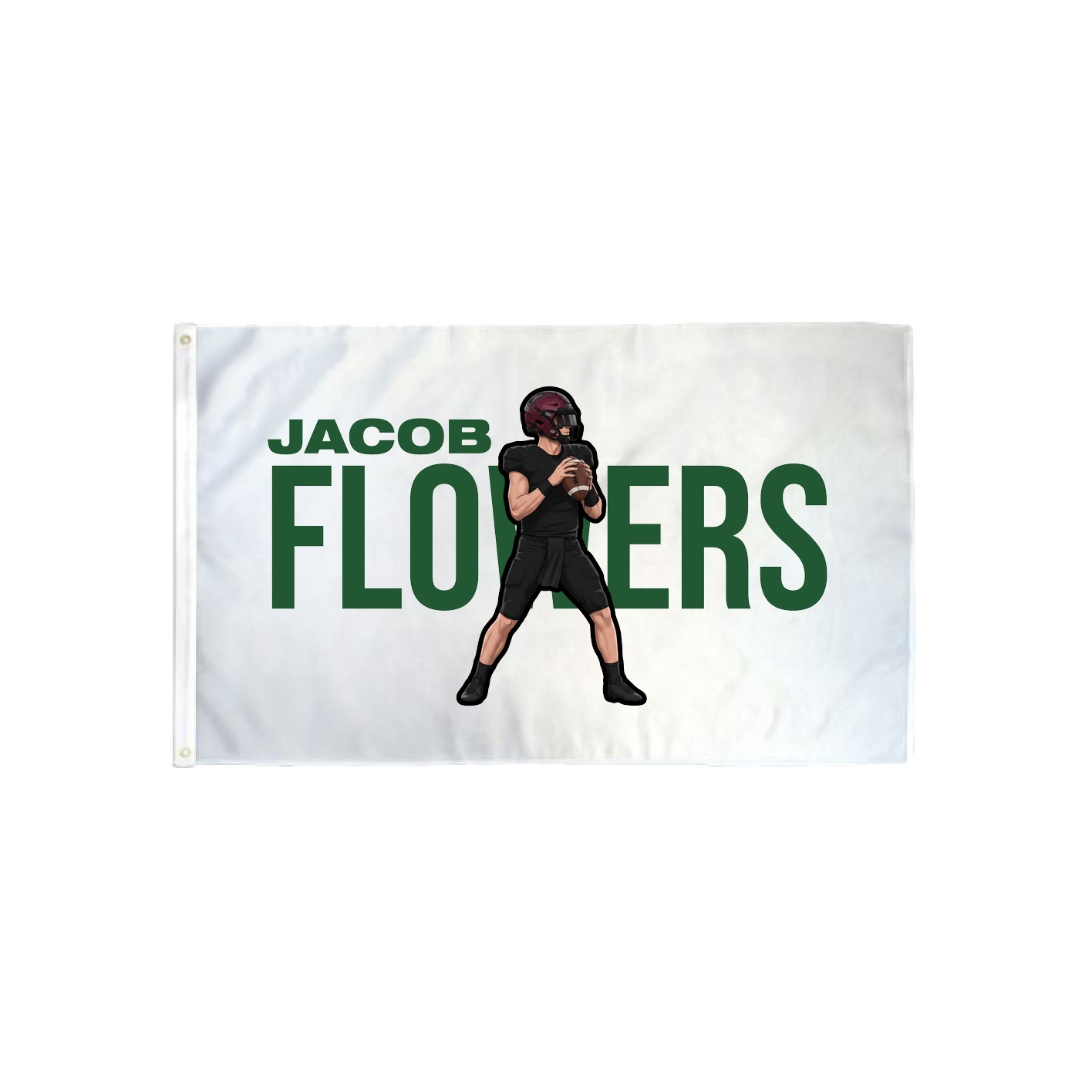 3x5 Flag — Player Name in Classic