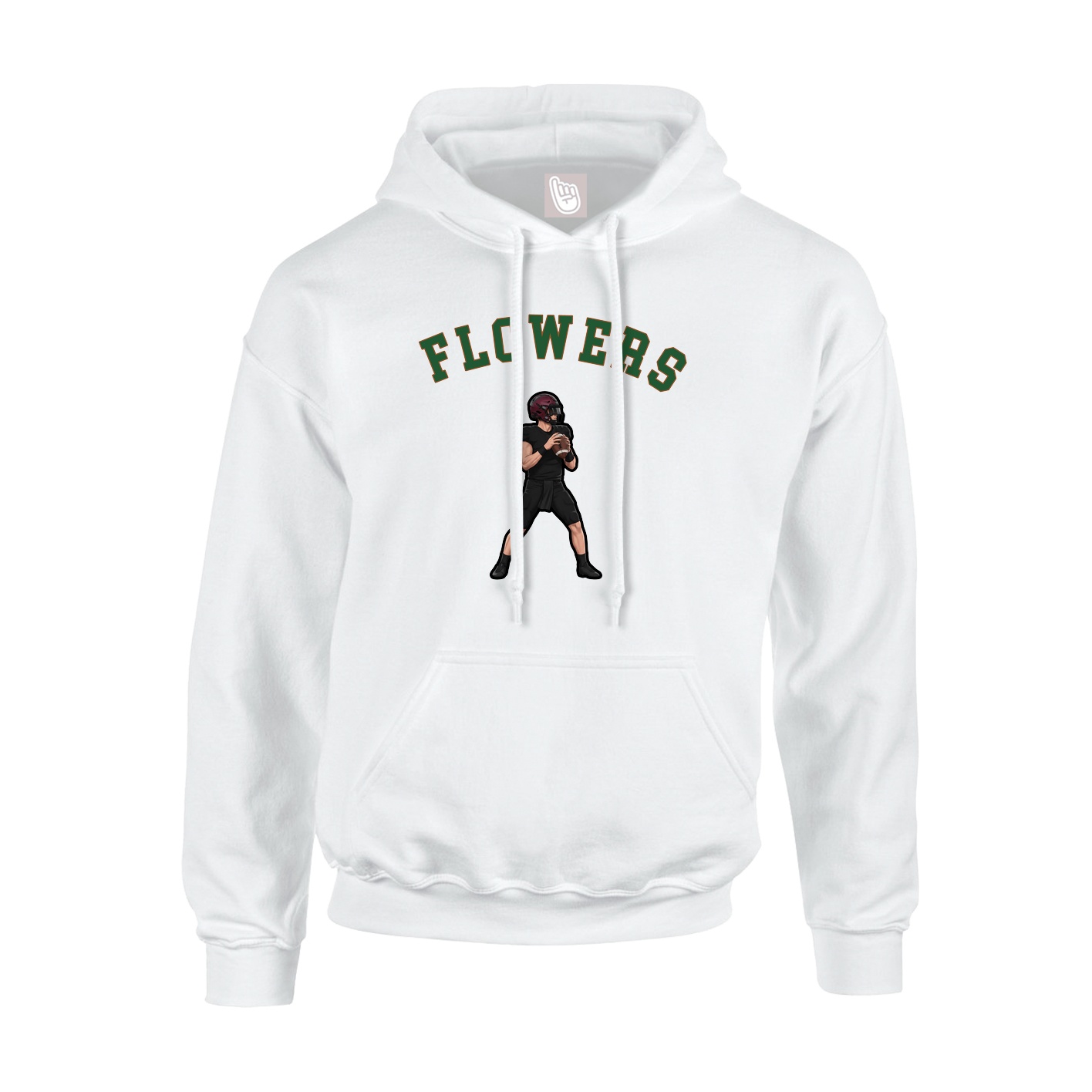 Hoodie — Shirsey Arch in White