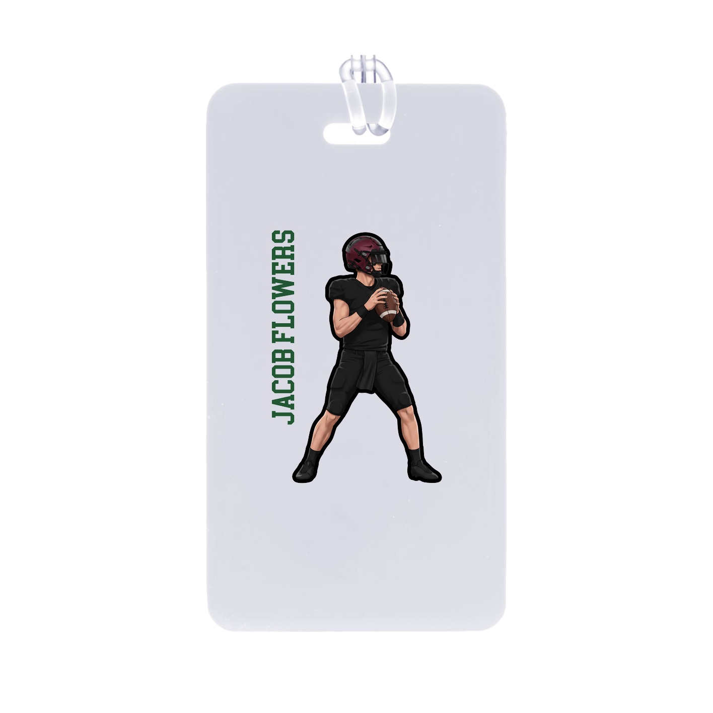 Bag Tag — Name Vertical in Classic
