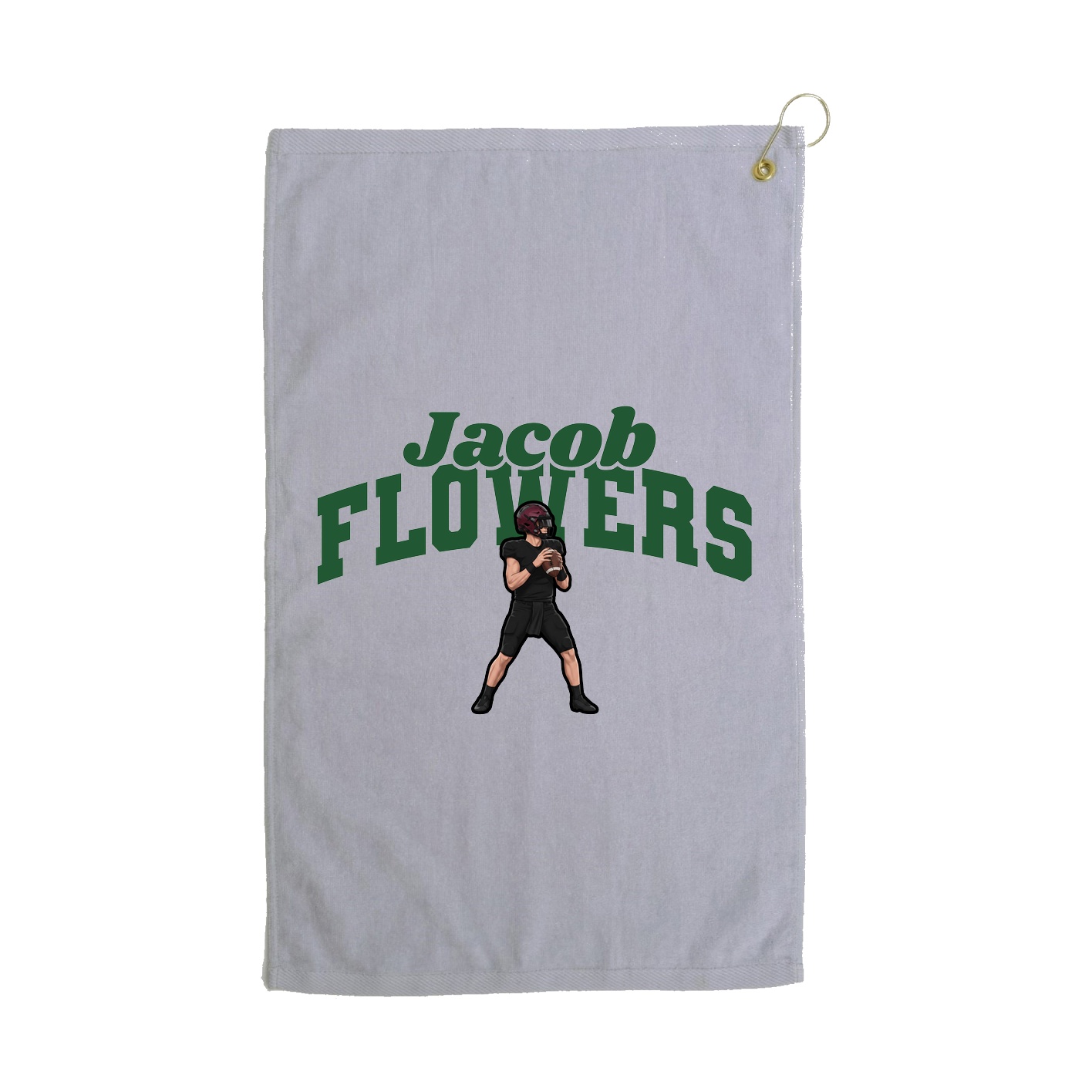 Golf Towel — Signature Arch in Grey