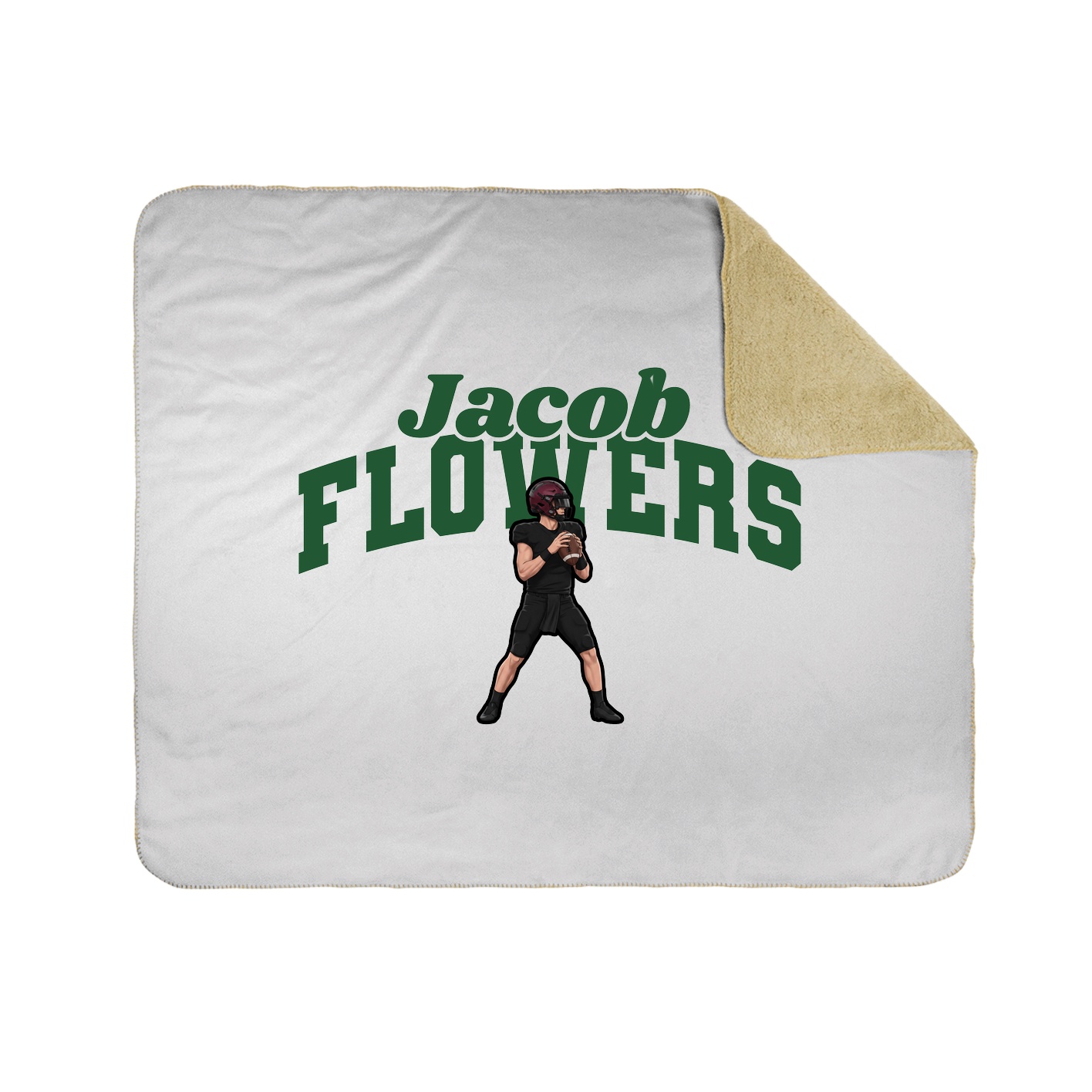 Throw Blanket — Signature Arch in White