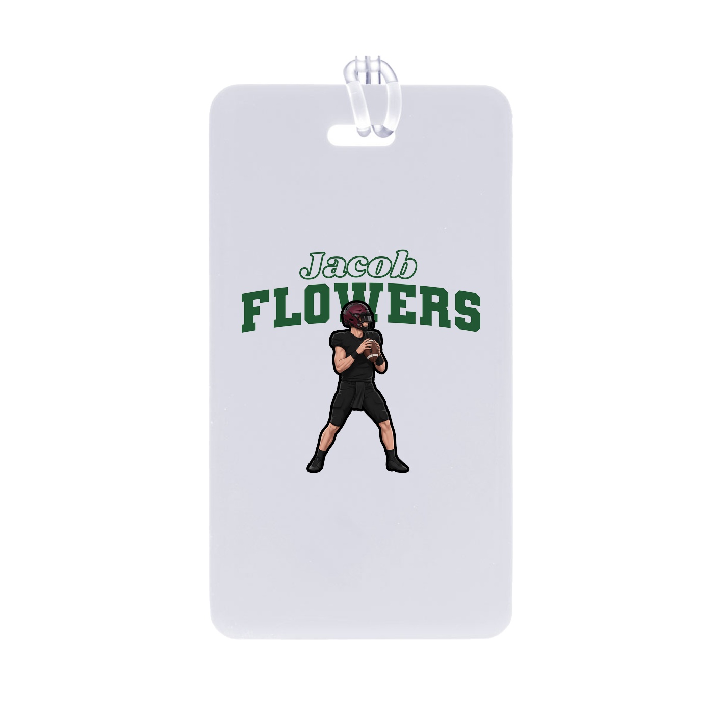 Bag Tag — Name Arch in Classic