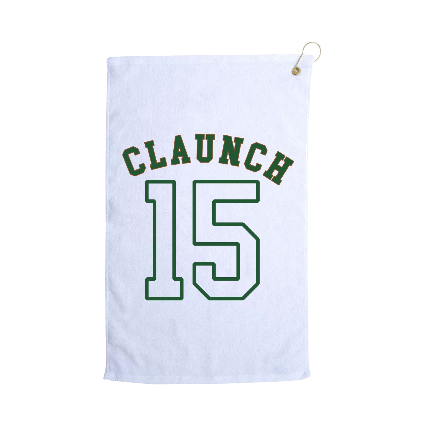 Golf Towel — Shirsey Arch in White