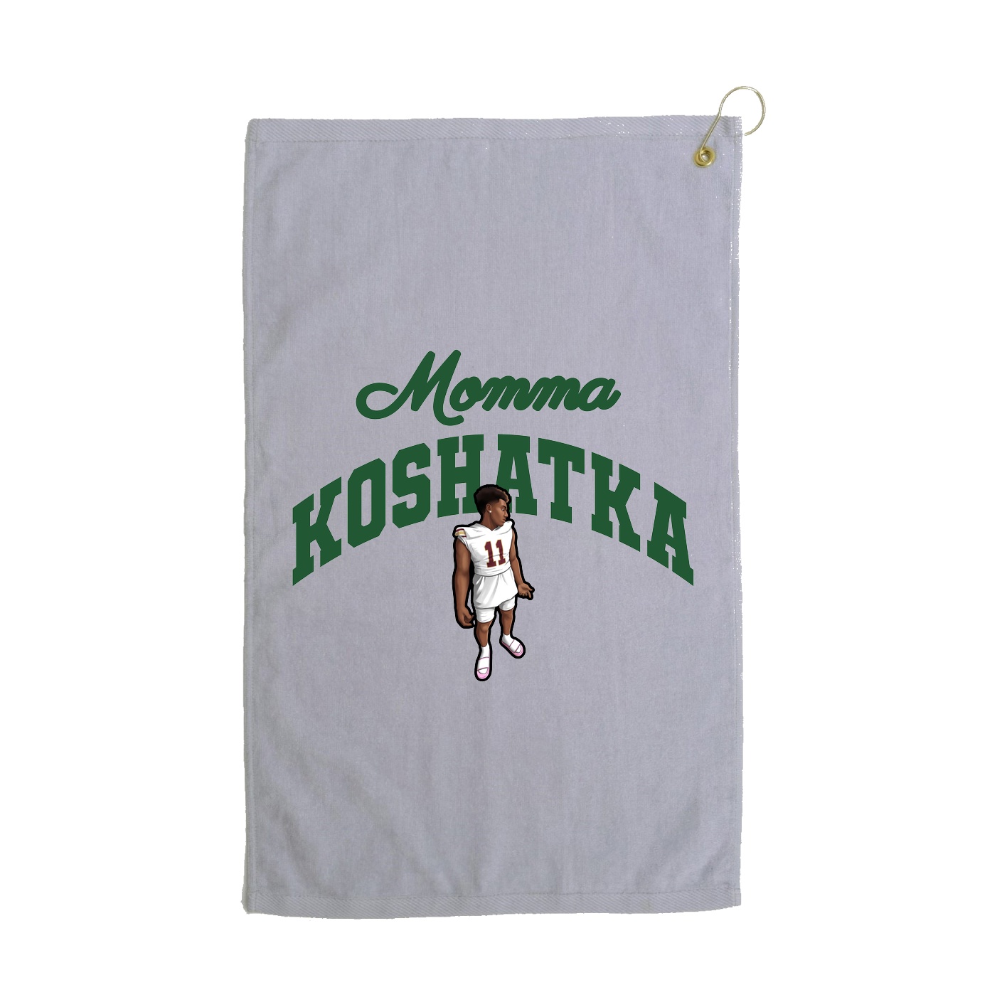 Golf Towel — Mothers Day Arch in Grey
