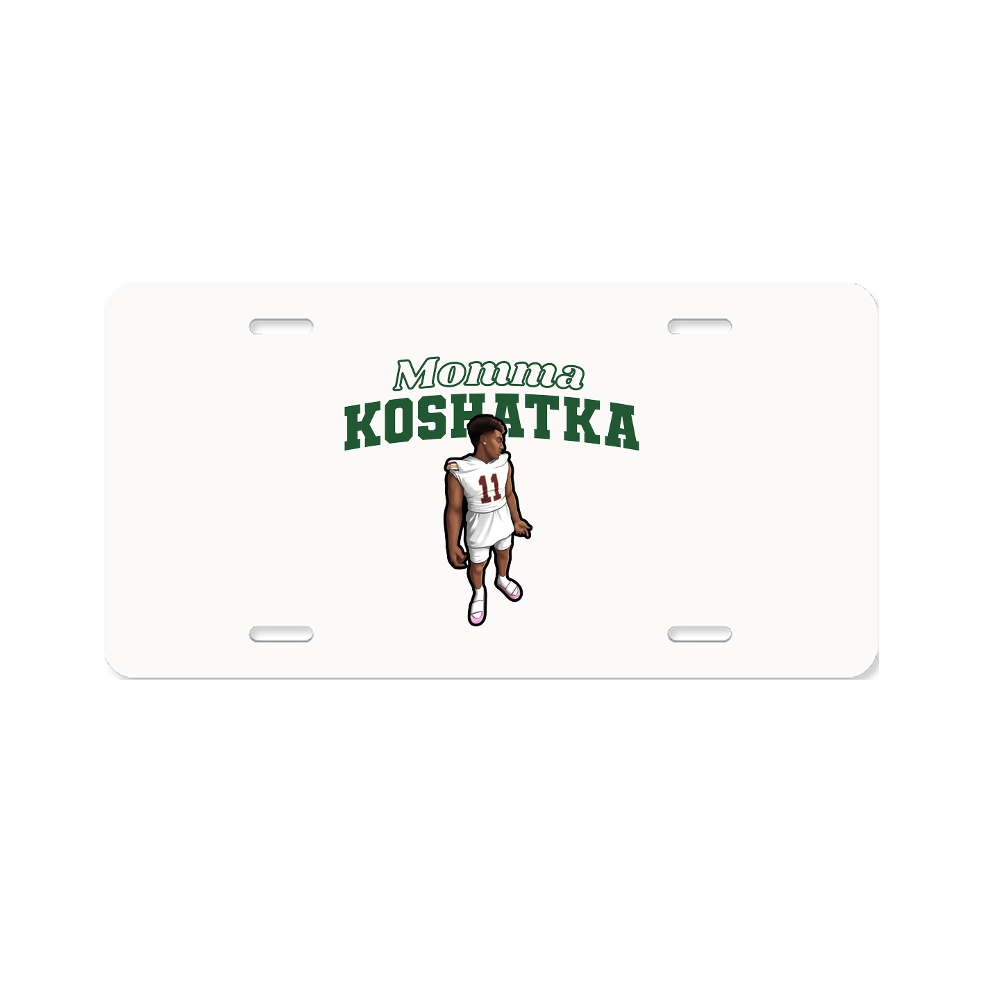 License Plate — Mothers Day Block in Classic