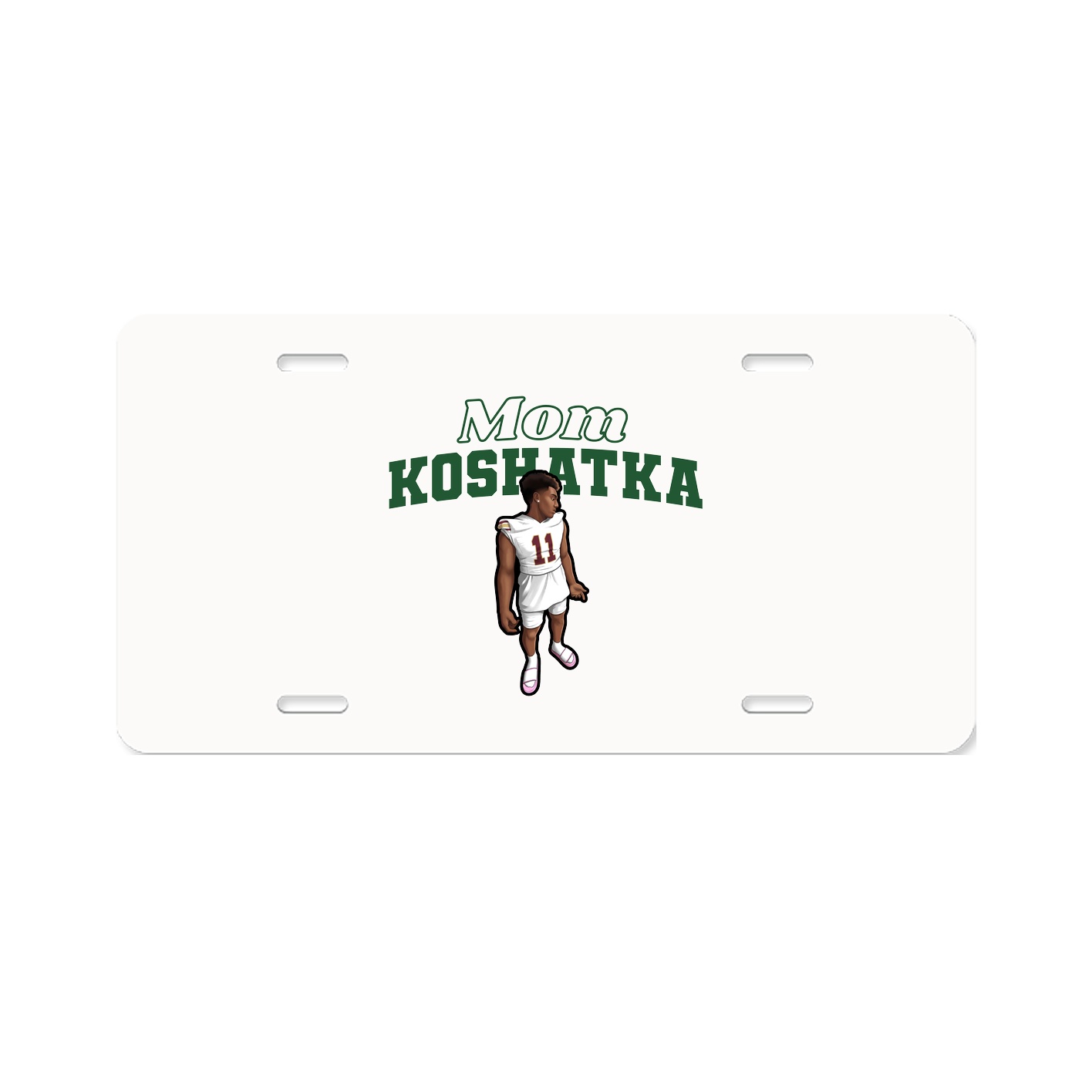 License Plate — Mothers Day Block in Classic