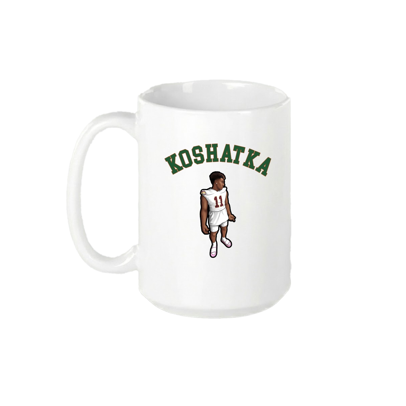 15oz Coffee Mug — Shirsey Arch in White