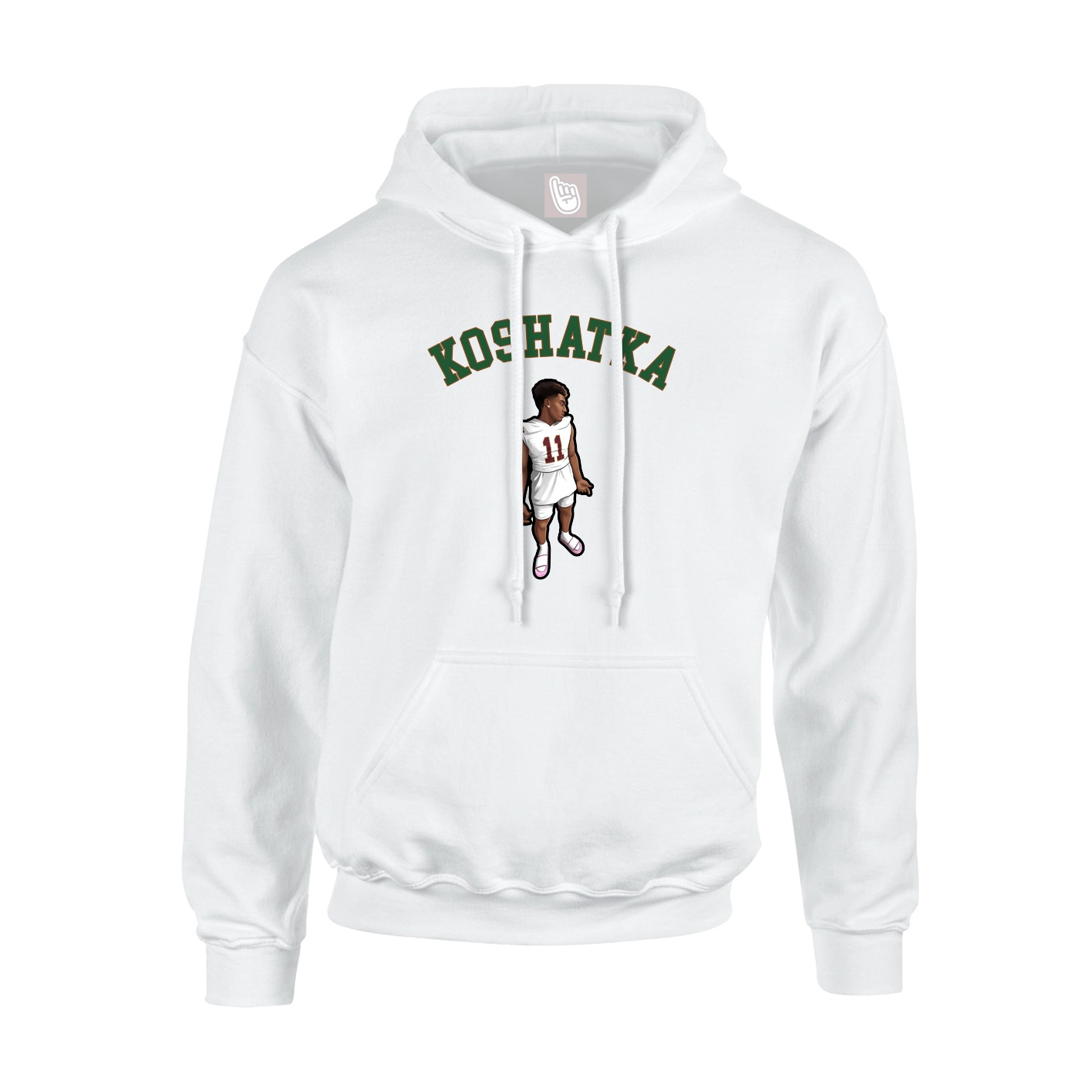 Hoodie — Shirsey Arch in White