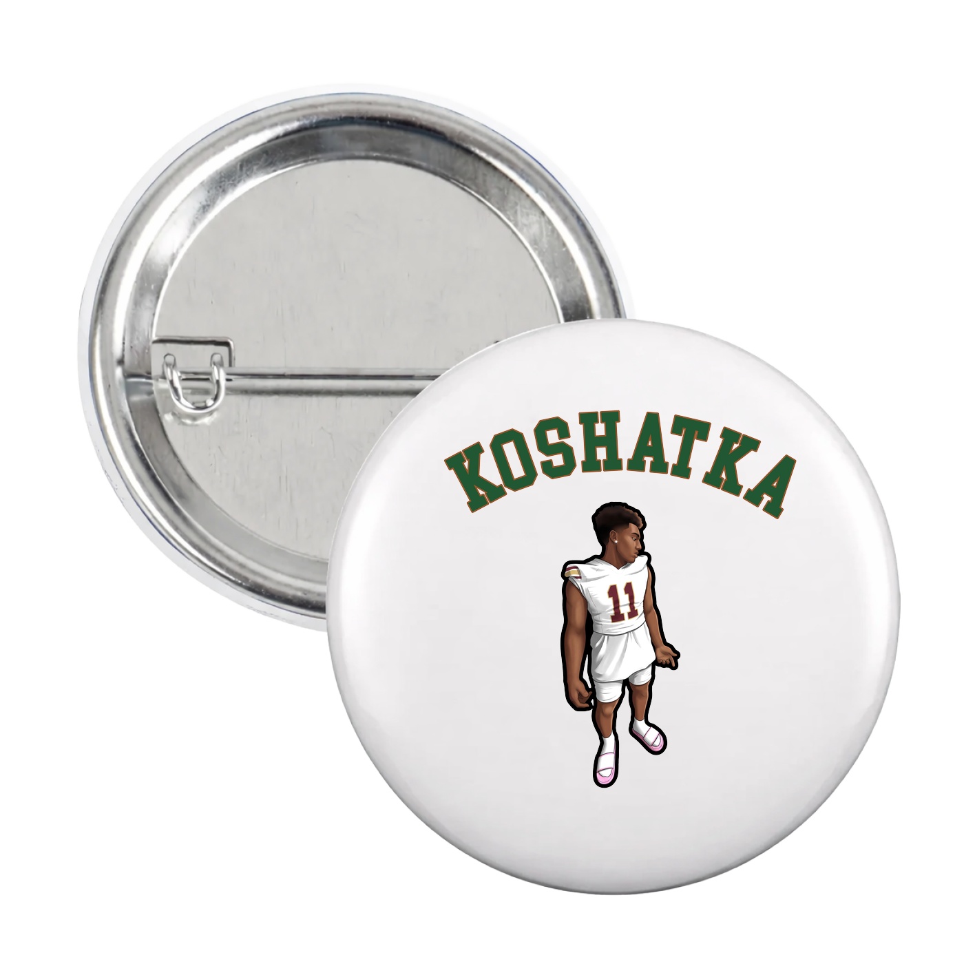 Game Day Button — Shirsey Arch in White