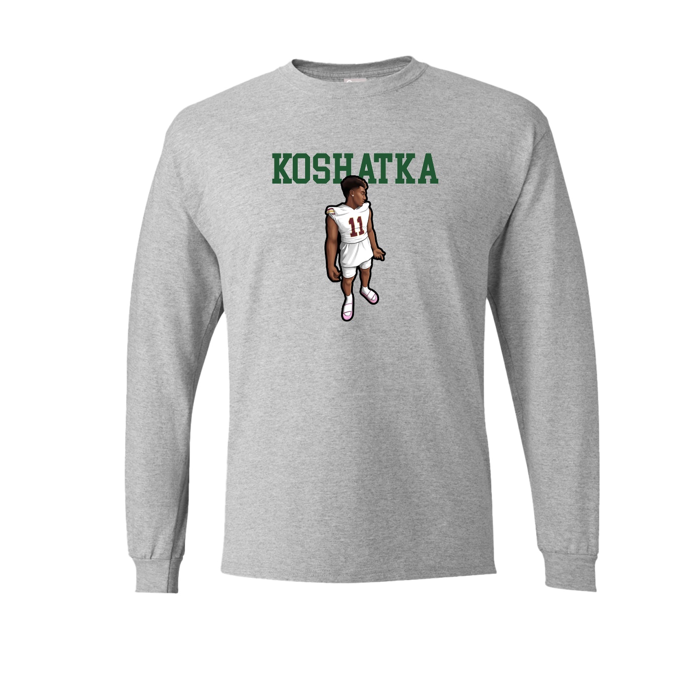Long Sleeve Tee — Shirsey in Grey