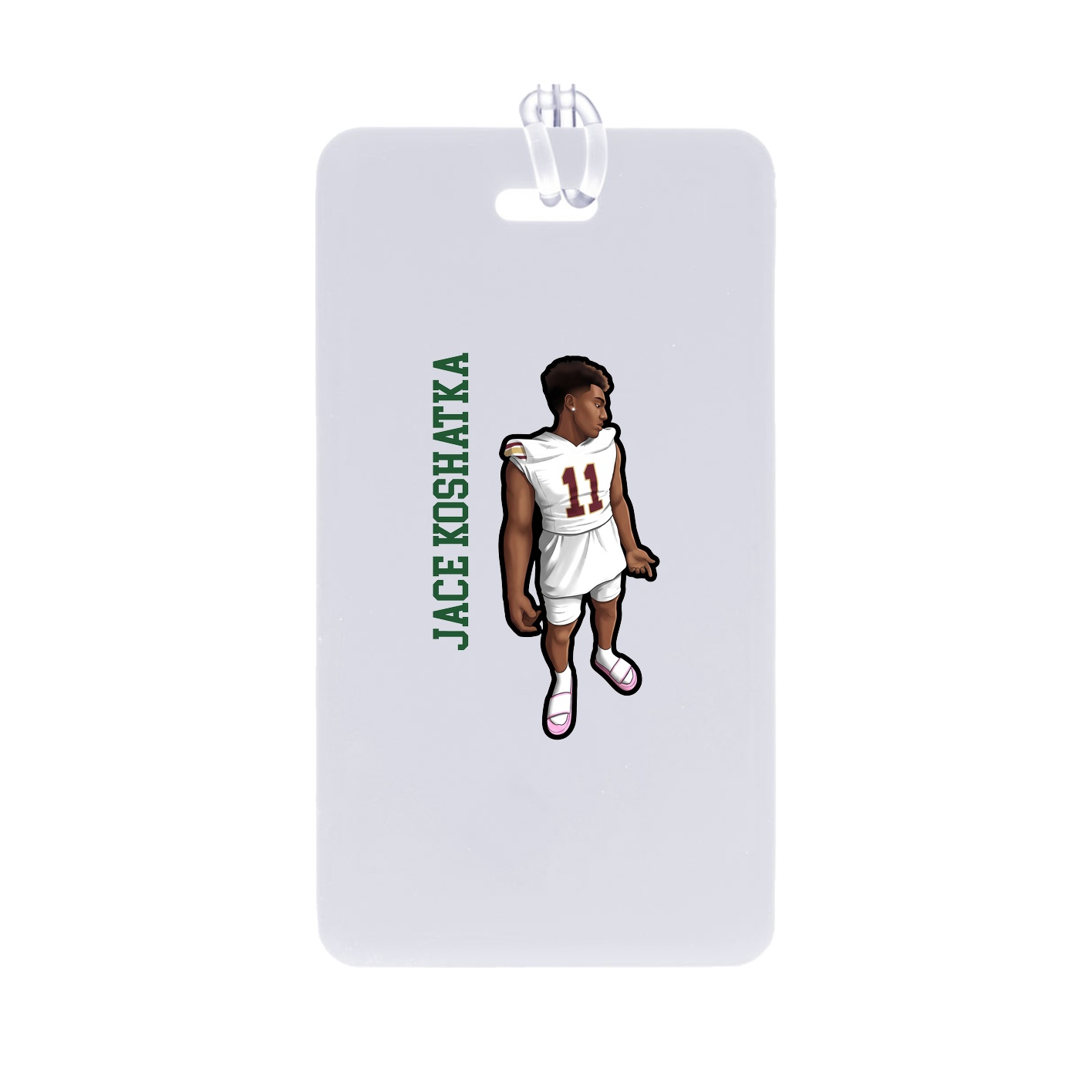 Bag Tag — Name Vertical in Classic