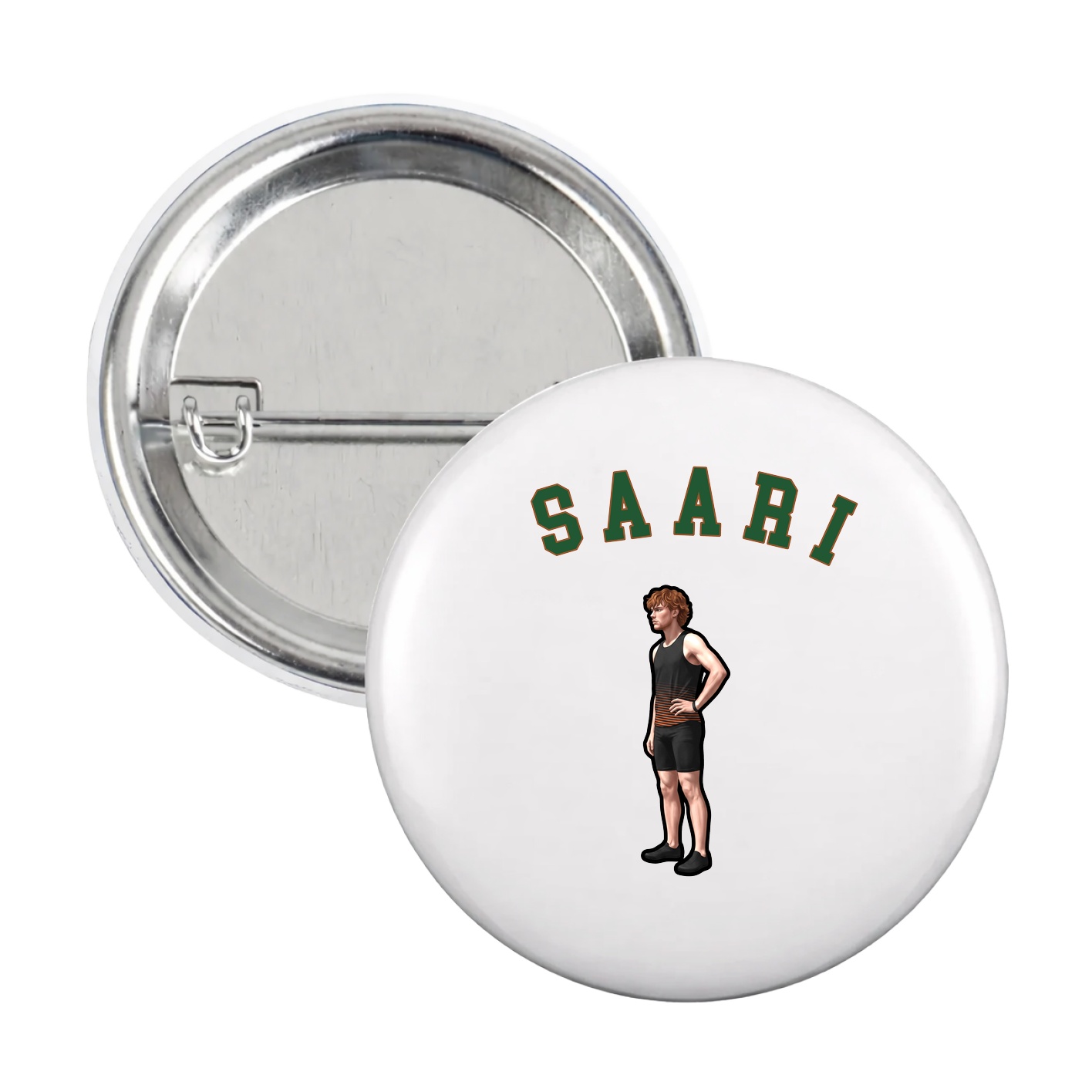 Game Day Button — Shirsey Arch in White