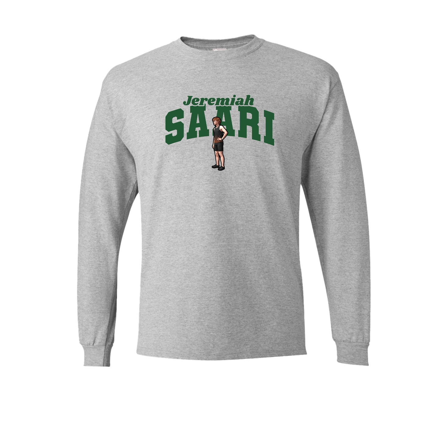 Long Sleeve Tee — Signature Arch in Grey