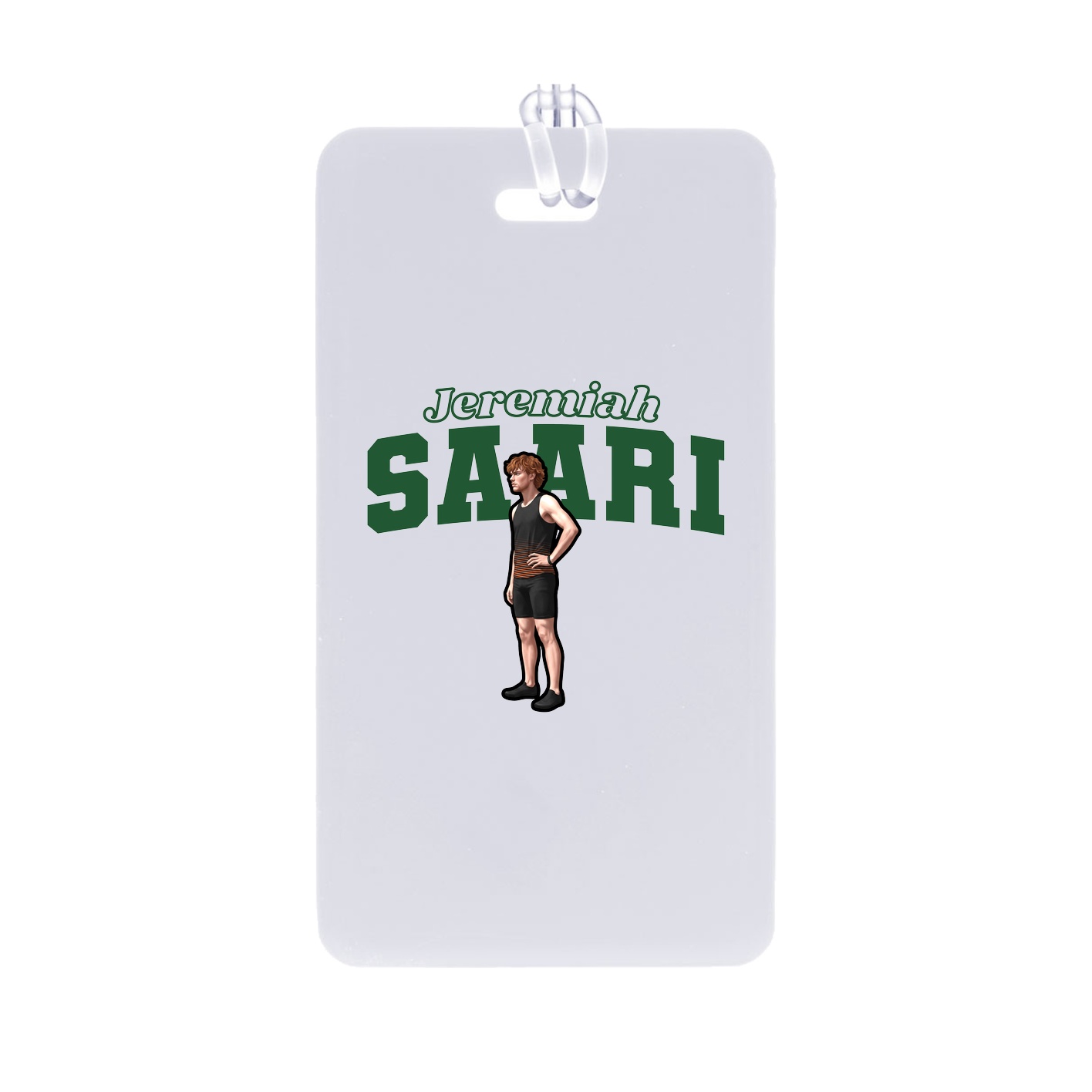 Bag Tag — Name Arch in Classic