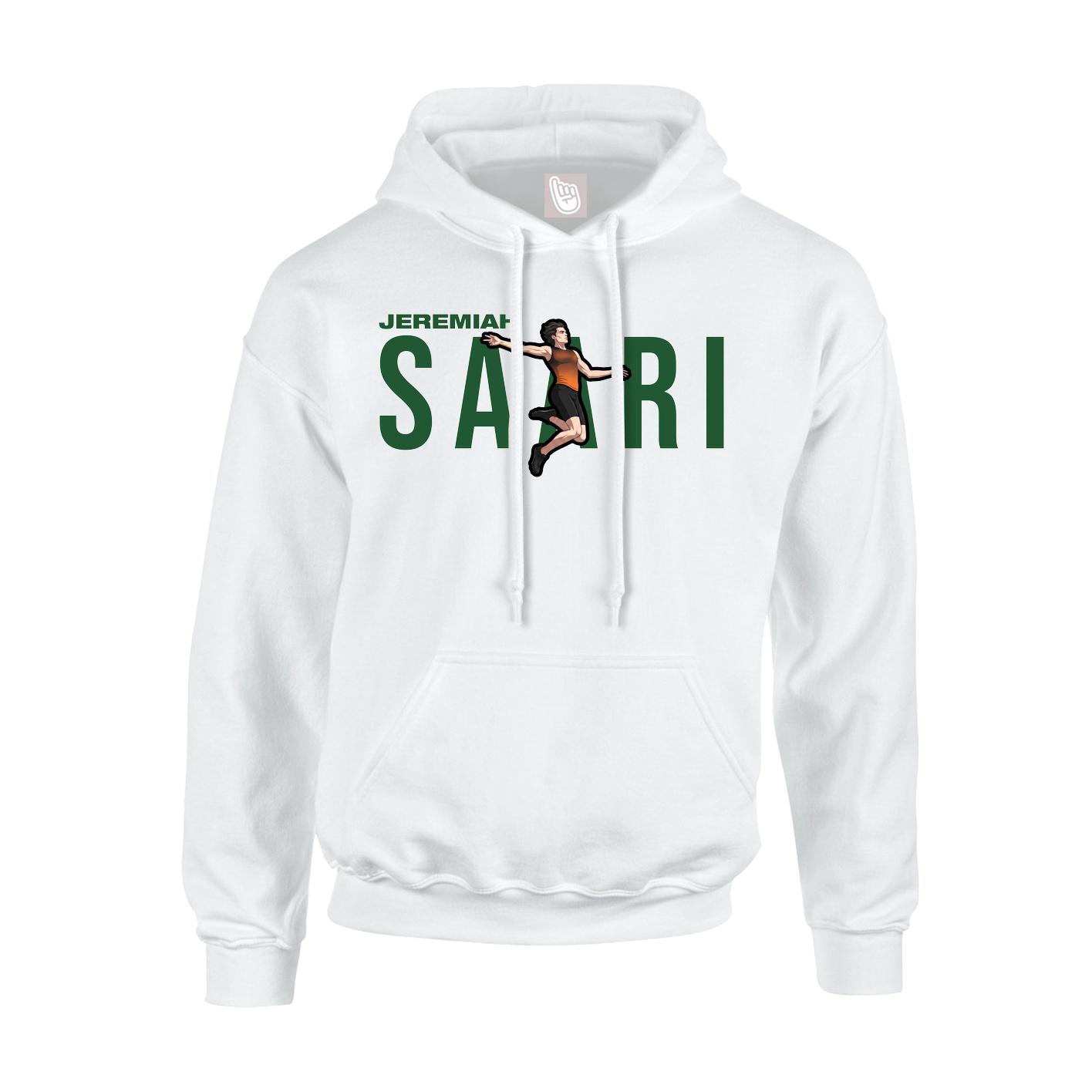 Hoodie — Player Name in White
