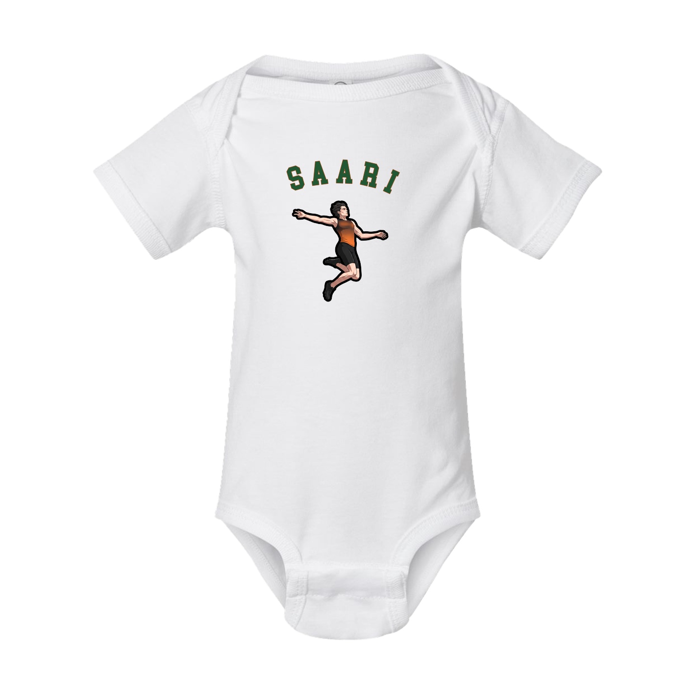 Baby Onesie — Shirsey Arch in White
