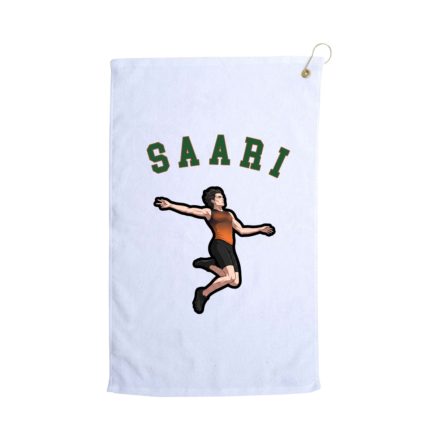 Golf Towel — Shirsey Arch in White