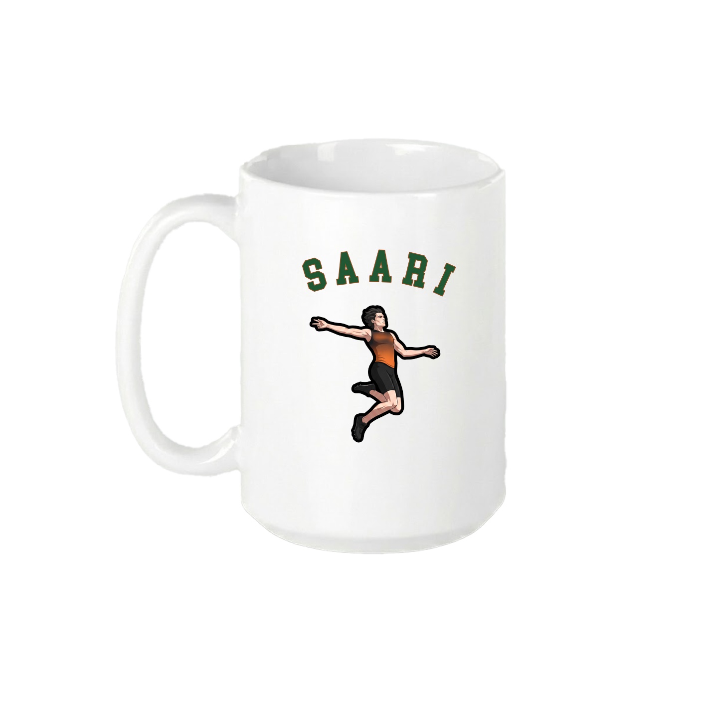 15oz Coffee Mug — Shirsey Arch in White