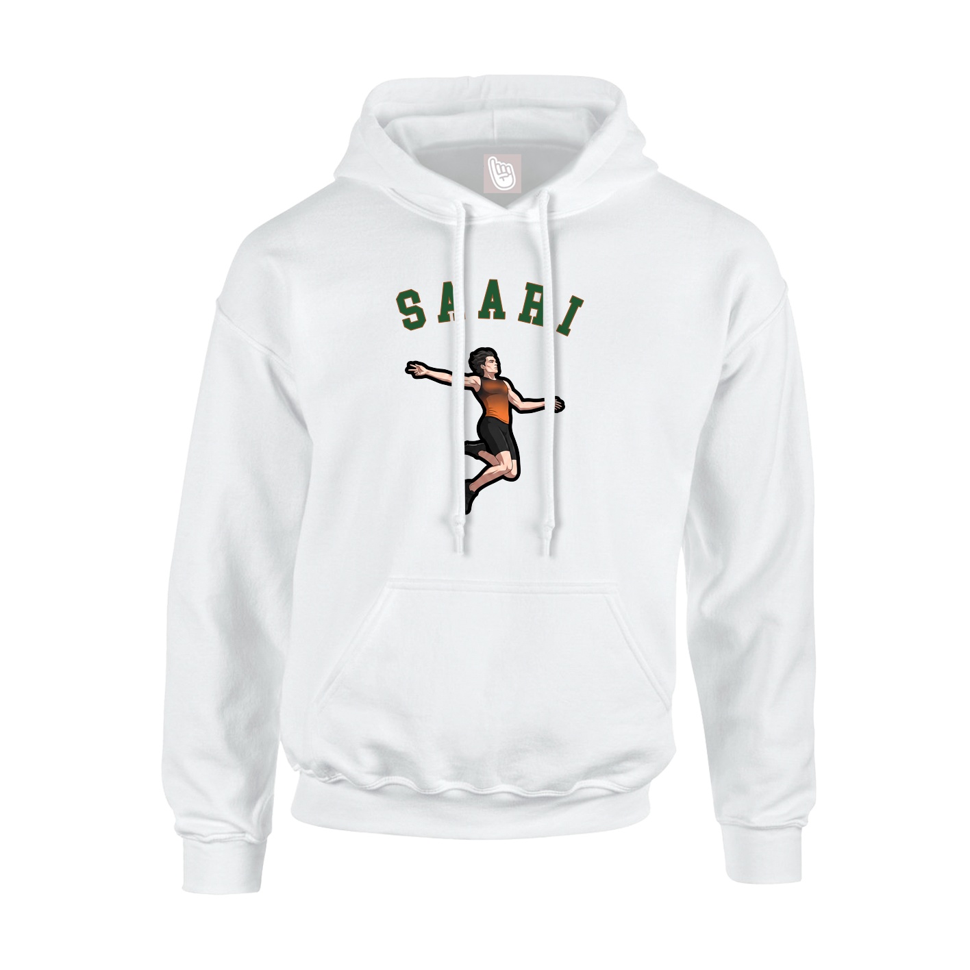 Youth Hoodie — Shirsey Arch in White
