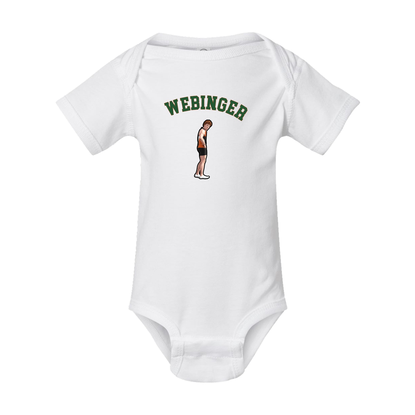 Baby Onesie — Shirsey Arch in White
