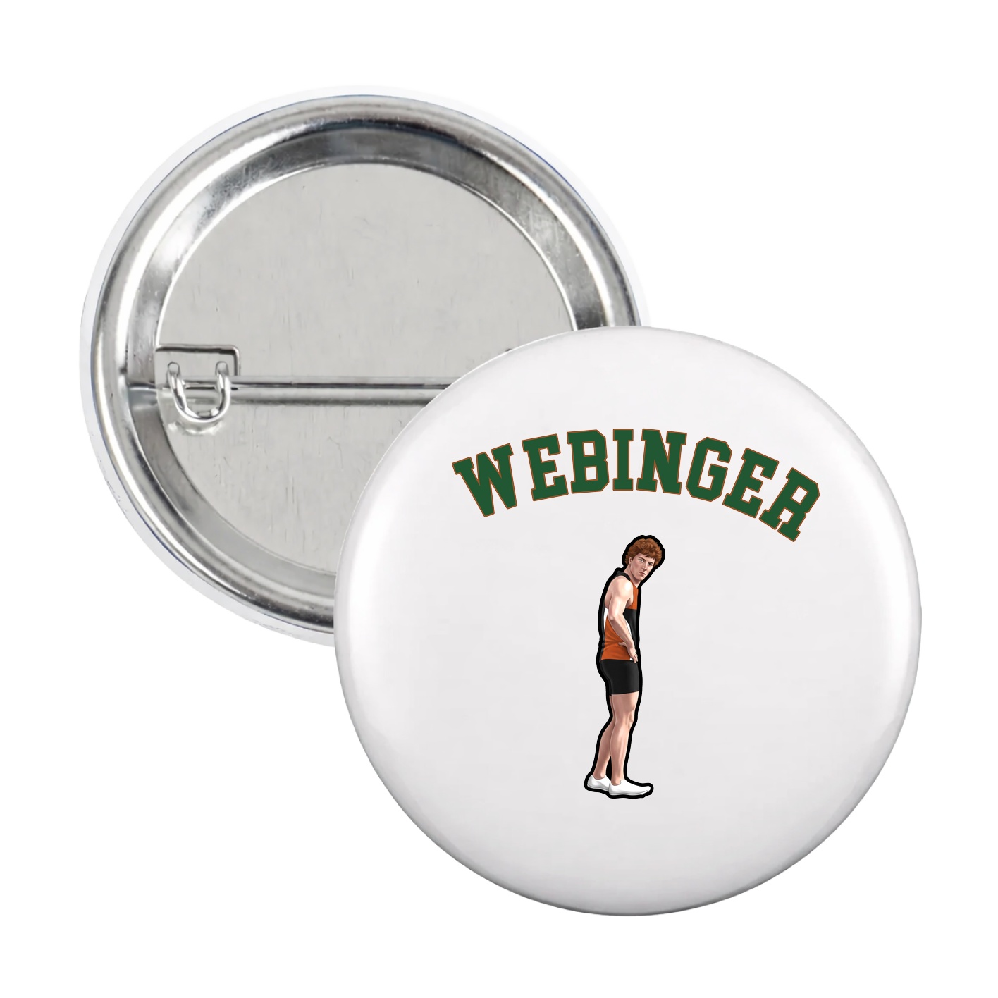 Game Day Button — Shirsey Arch in White
