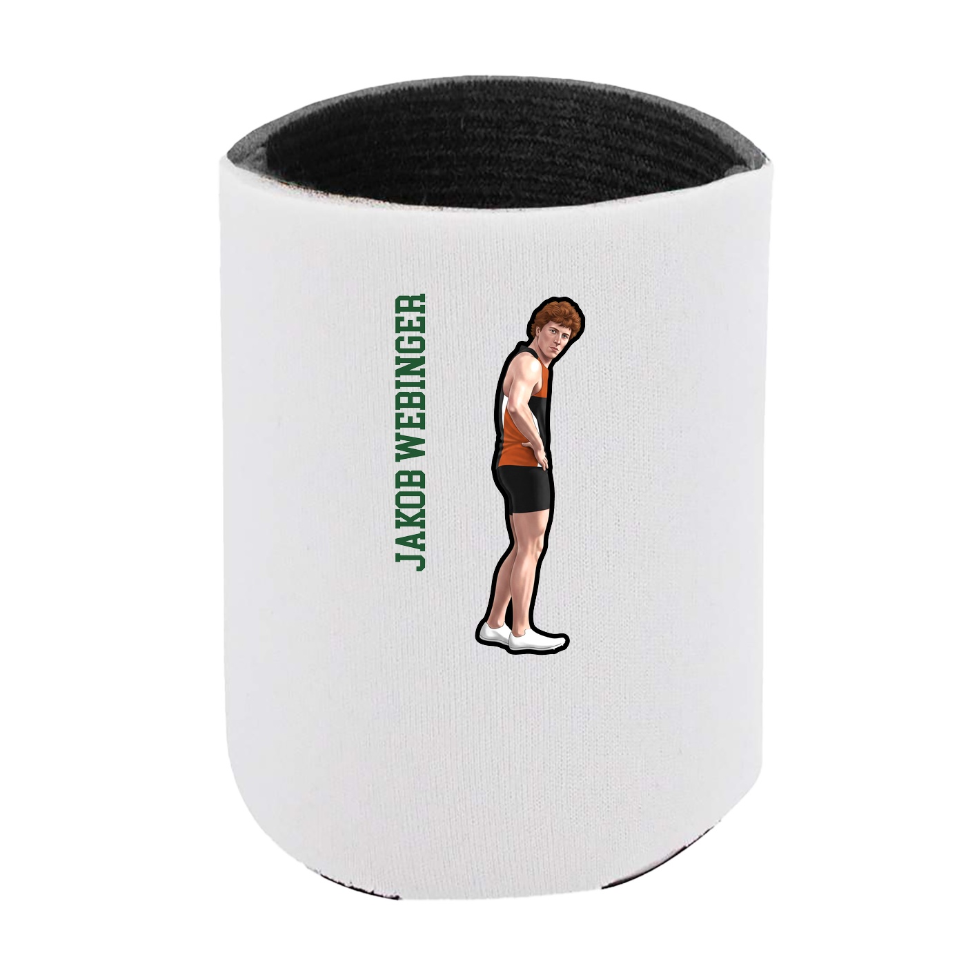 Can Holder — Name Vertical in White