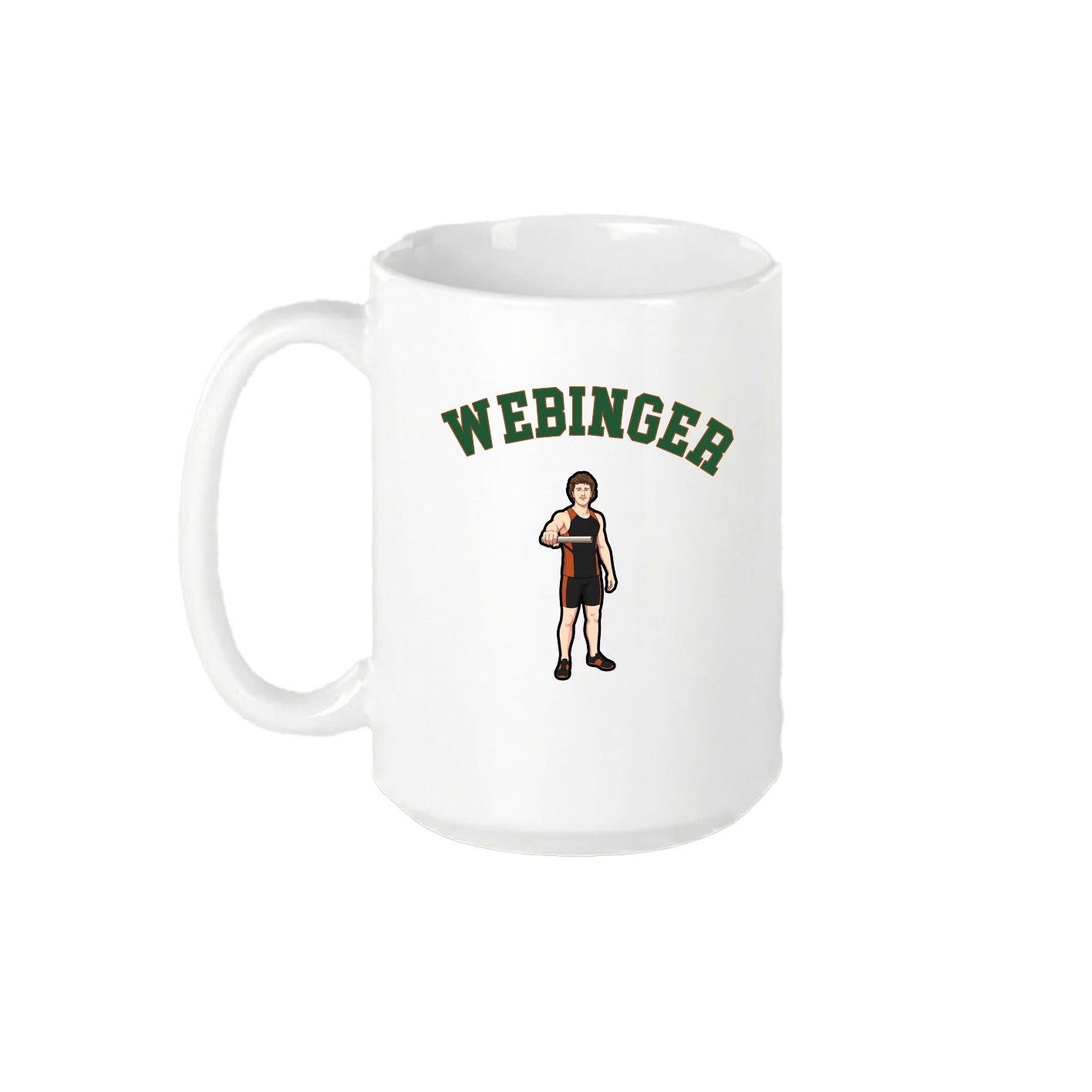15oz Coffee Mug — Shirsey Arch in White