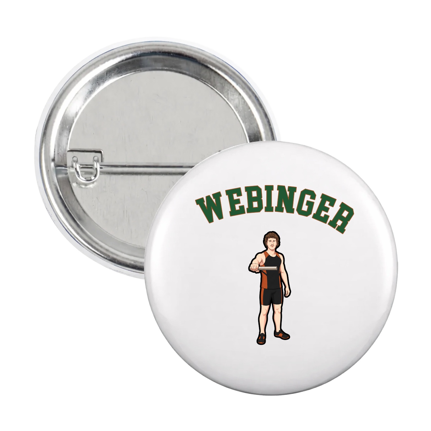 Game Day Button — Shirsey Arch in White