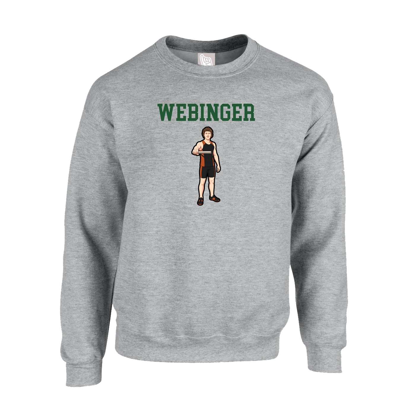 Fleece Crew — Shirsey in Grey
