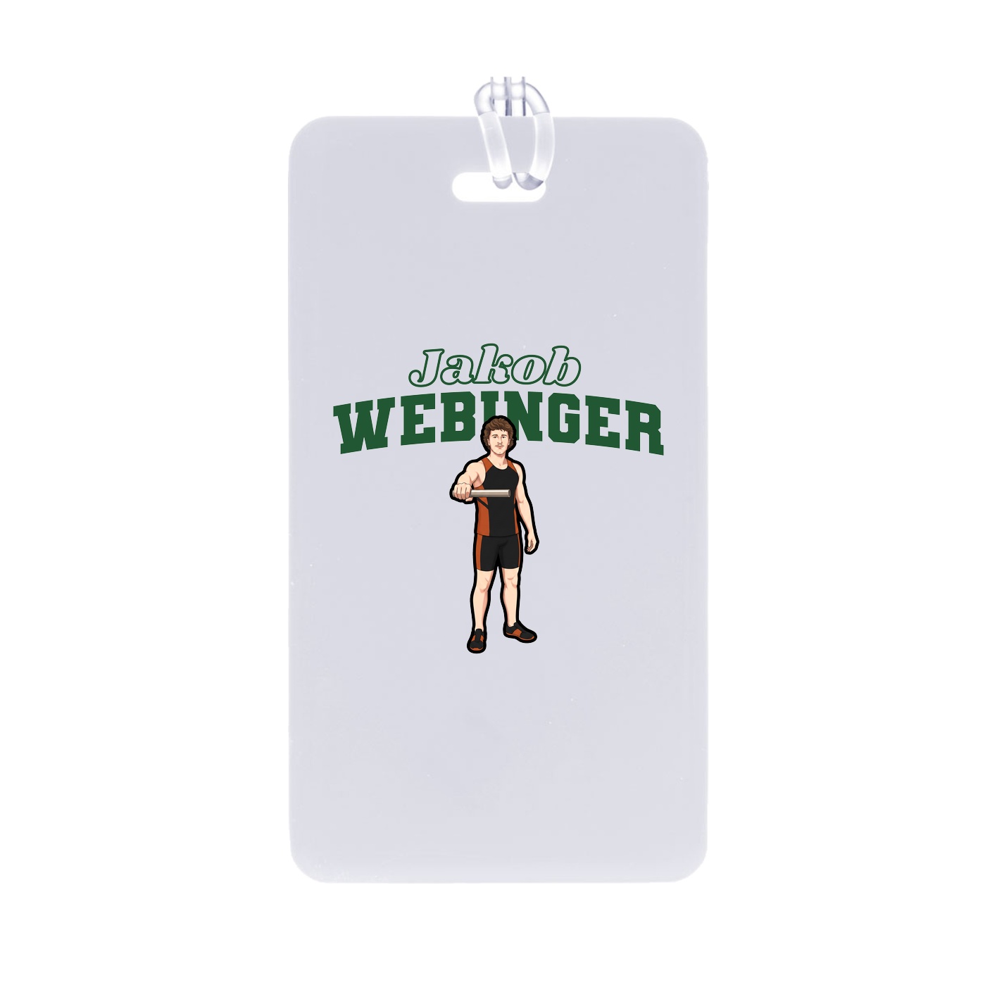 Bag Tag — Name Arch in Classic