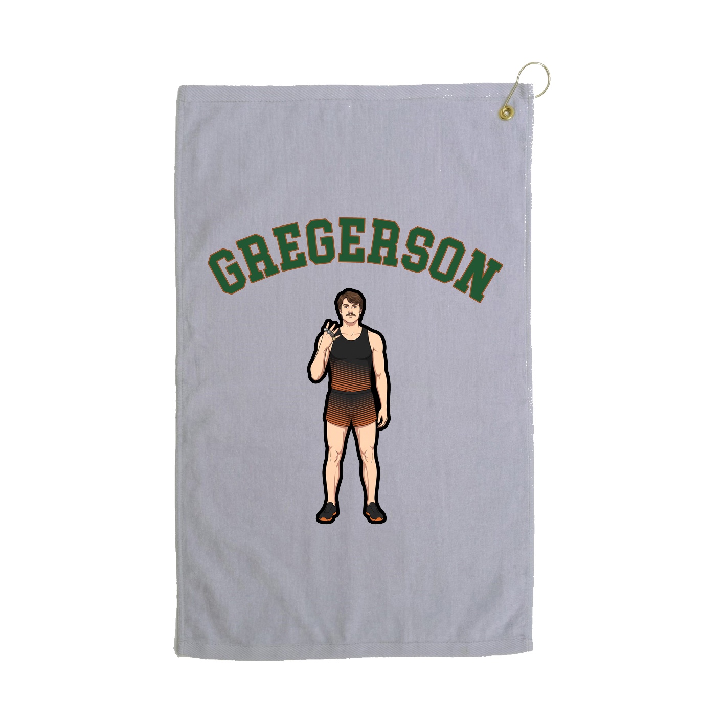 Golf Towel — Shirsey Arch in Grey