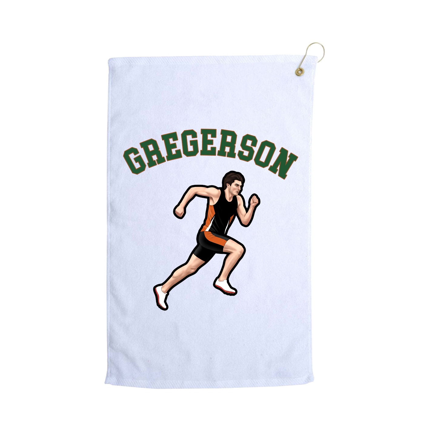 Golf Towel — Shirsey Arch in White