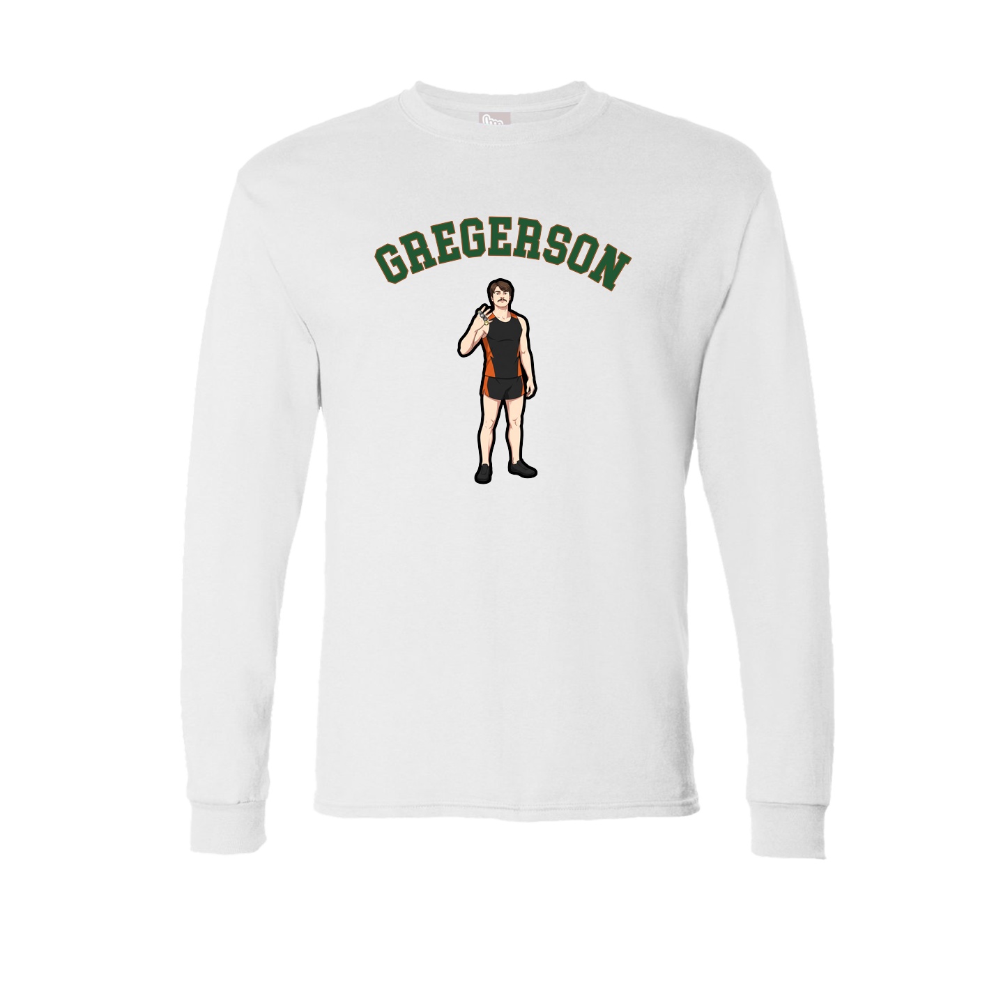 Long Sleeve Tee — Shirsey Arch in White