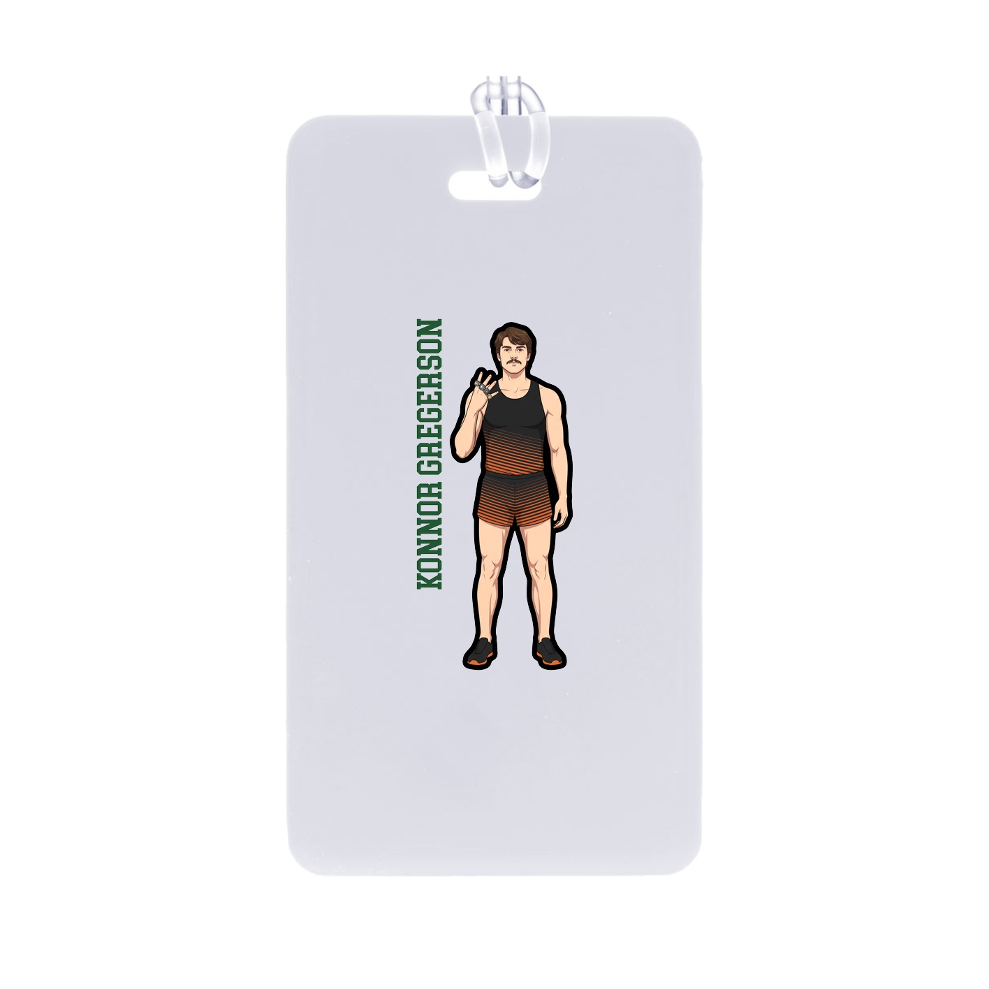 Bag Tag — Name Vertical in Classic