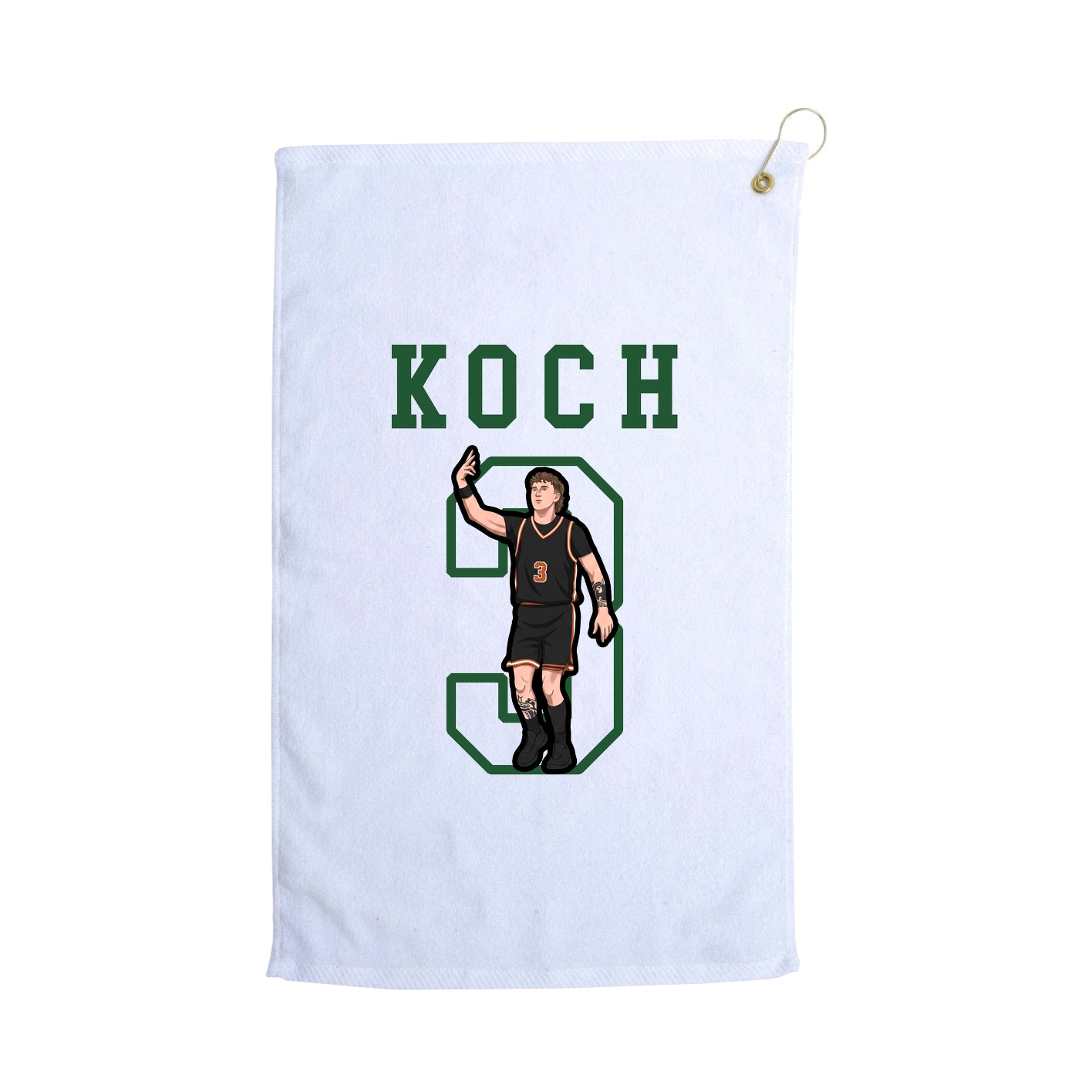 Golf Towel — Shirsey in White