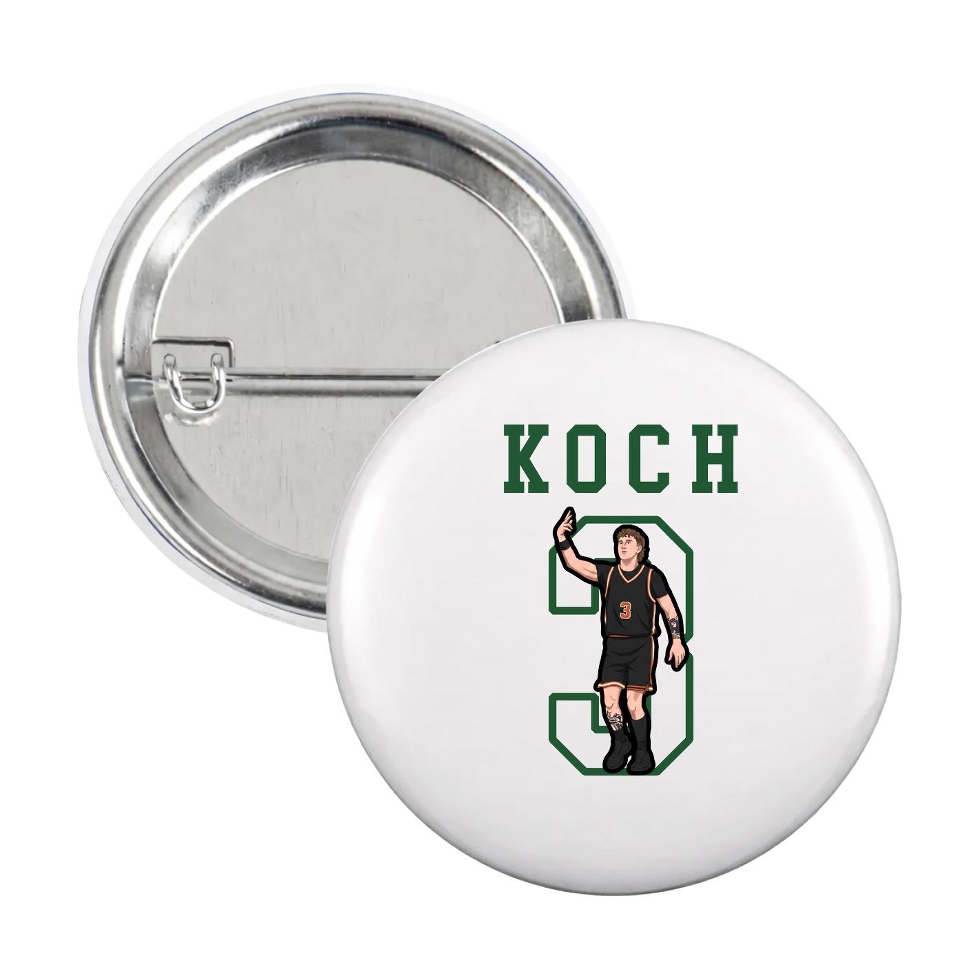 Game Day Button — Shirsey in White