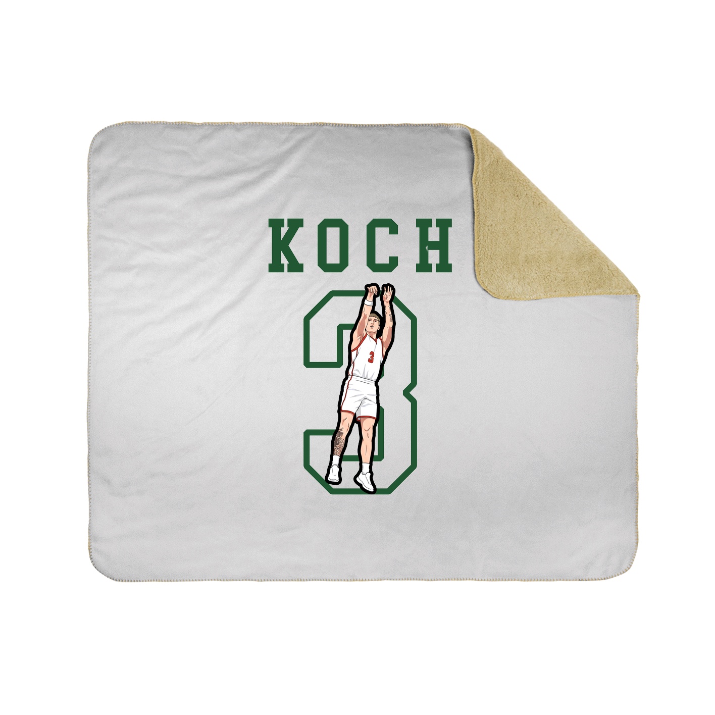 Throw Blanket — Shirsey in White