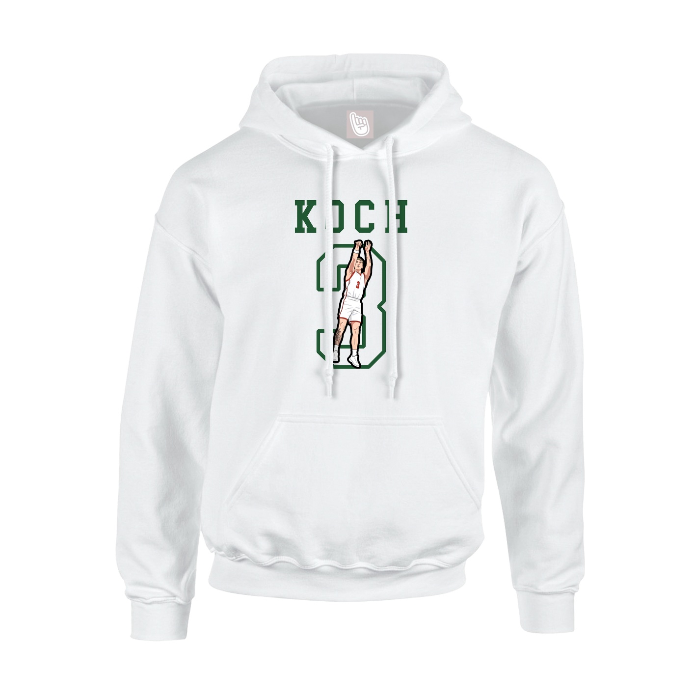 Hoodie — Shirsey in White