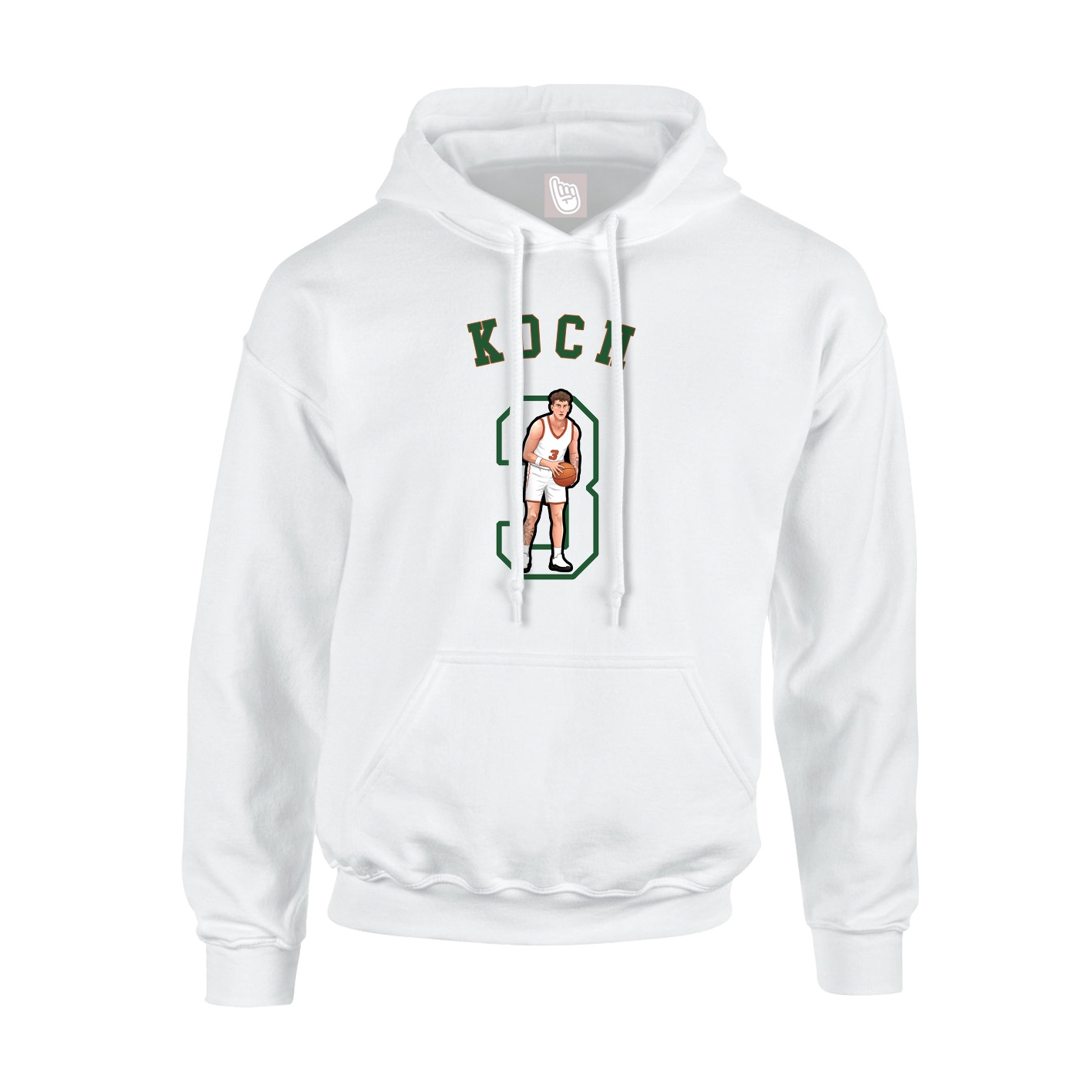 Youth Hoodie — Shirsey Arch in White