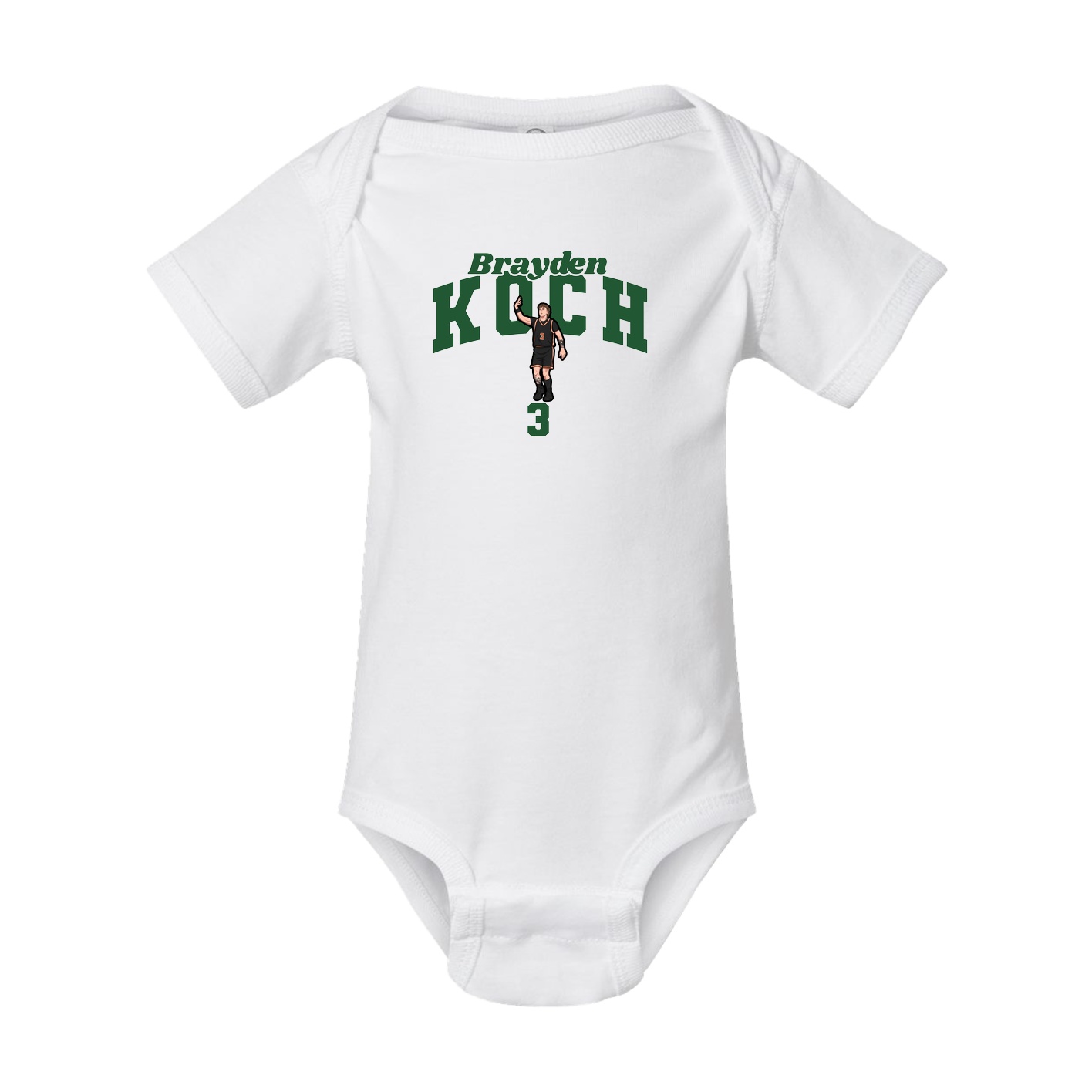 Baby Onesie — Signature Arch in White