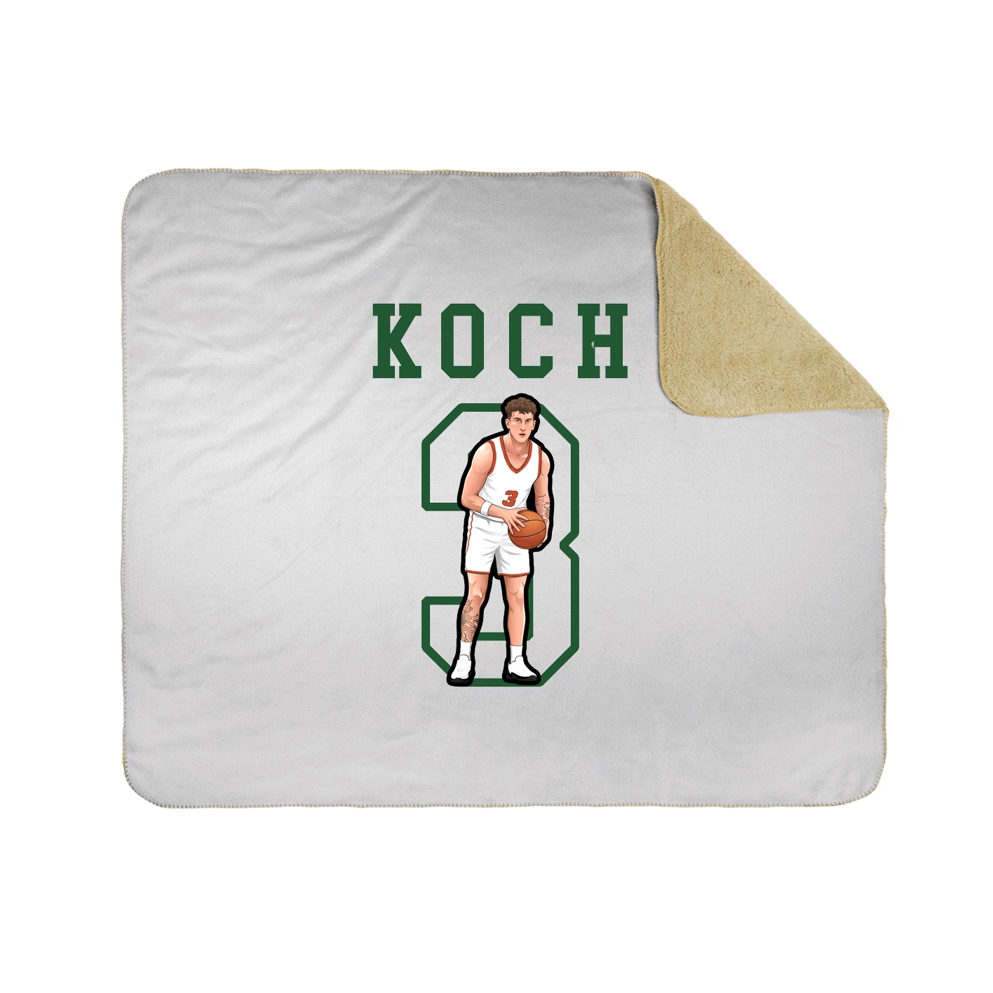 Throw Blanket — Shirsey in White